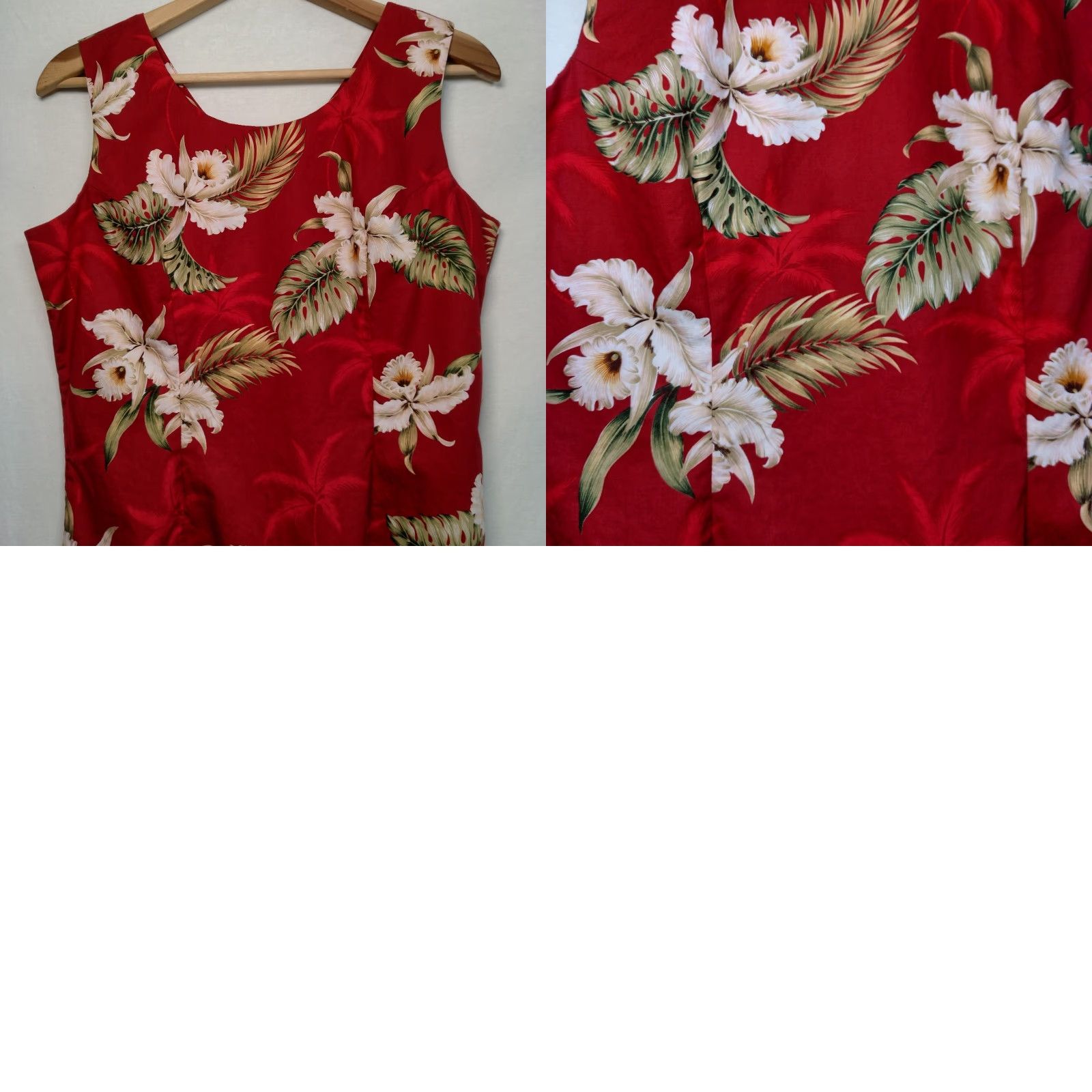 Vintage VINTAGE Ky's Hawaiian Sundress Large Red Floral Aloha Dress Casual Beach Womens Size L / US 10 / IT 46 - 8 Thumbnail