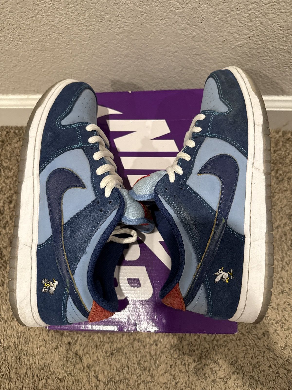 Nike SB Nike SB Dunk Low “Why So Sad?” Size US 11 / EU 44 - 4 Thumbnail