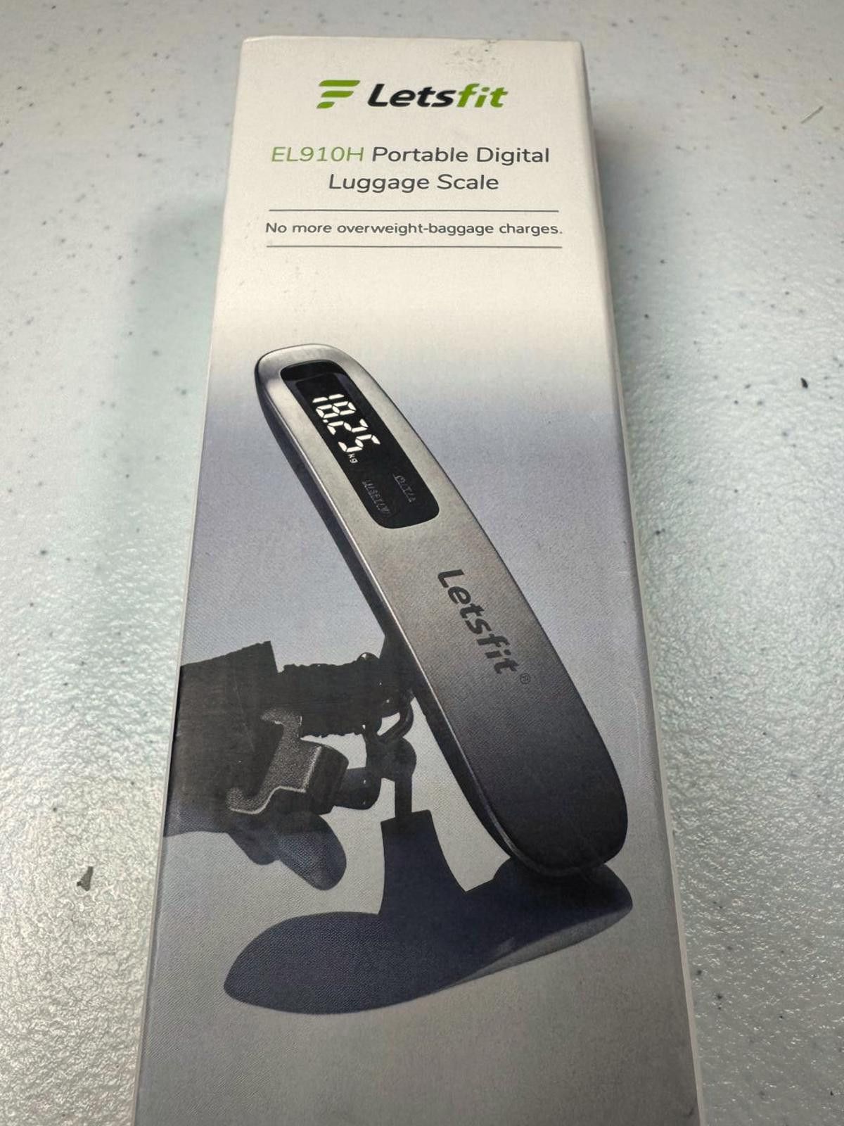 Designer Letsfit EL910H Portable Digital Luggage Scale - Easy to Use Size ONE SIZE - 1 Thumbnail