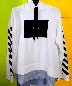 If Six Was Nine × Japanese Brand × Le Grande Bleu (L.G.B.) LUNACION Re:Born Switshirt Double Layer Hoodie Size US XL / EU 56 / 4 - 11 Thumbnail