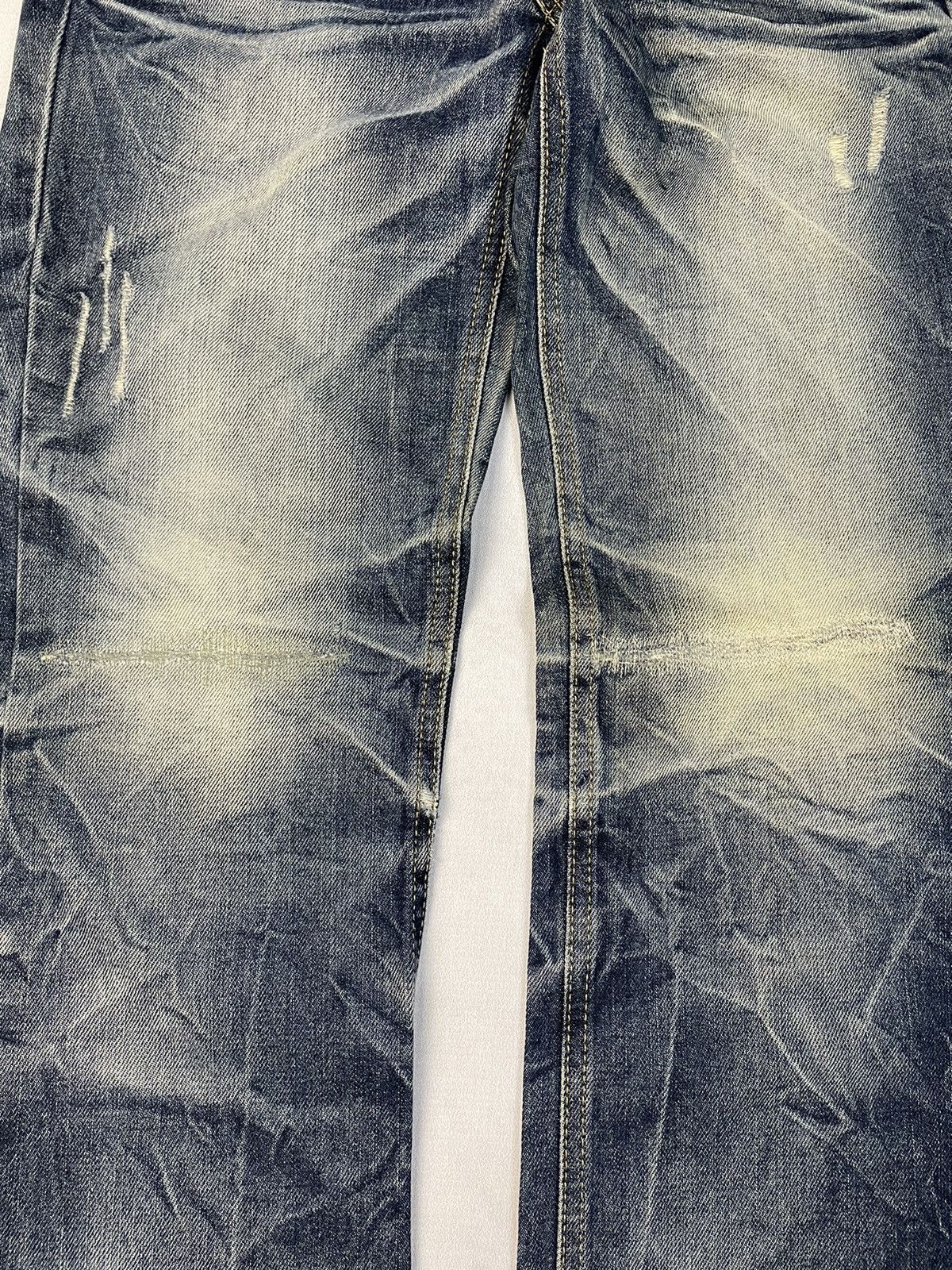 Tornado Mart 2000s Crojin Clawmark Distressed Vkei Style Denim Size US 30 / EU 46 - 3 Thumbnail
