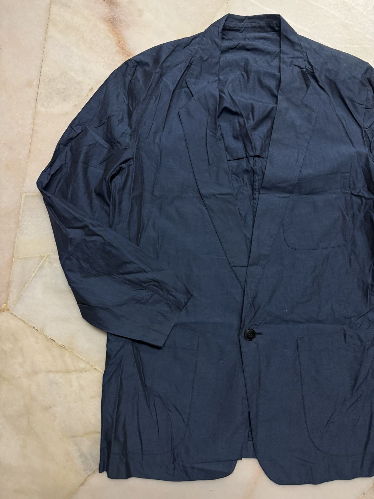 AGNES.B HOMME MADE IN FRANCE LIGHT LONG JACKET POCKET