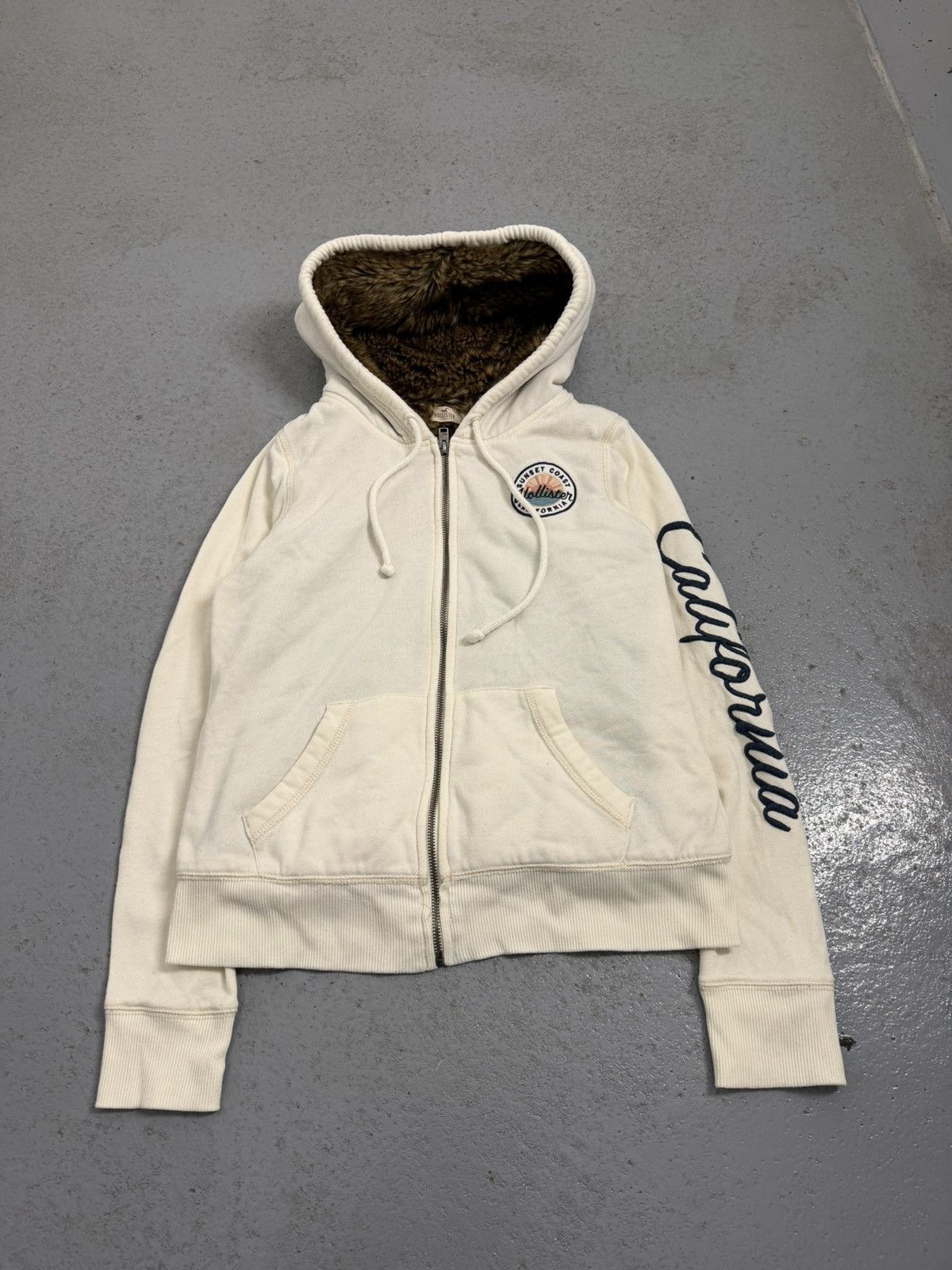 Hollister Streetwear Hollister Fur Zip Y2K Hoodie Size L / US 10 / IT 46 - 5 Thumbnail