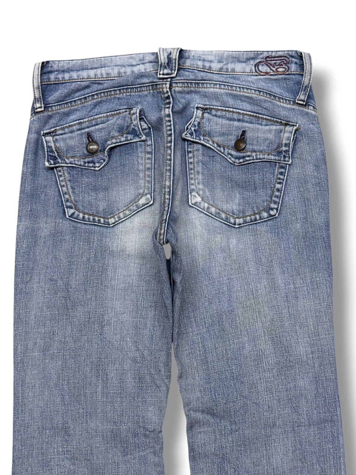 Japanese Brand Vintage Brappers Japan Denim Jeans | Y2K Bootcut Flare | W30 Size 30" / US 8 / IT 44 - 5 Thumbnail