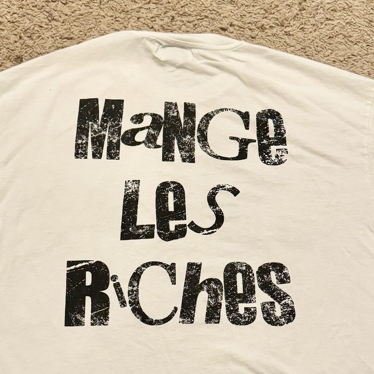 Designer × Lifted Anchors LIFTED ANCHORS EAT THE RICH TEE! Size US XL / EU 56 / 4 - 6 Thumbnail
