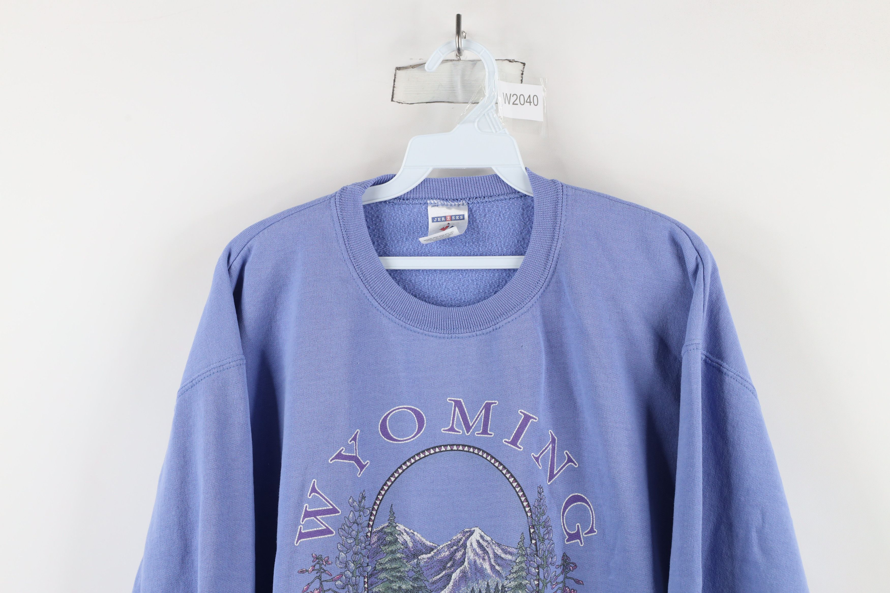 Vintage Vintage 90s Streetwear Flower Nature Cody Wyoming Sweatshirt Size L / US 10 / IT 46 - 2 Thumbnail