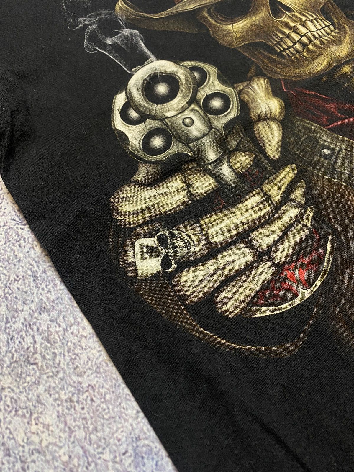 Band Tees × Vintage 💥VINTAGE ROCK EAGLE SKULL TEE Size US S / EU 44-46 / 1 - 6 Thumbnail