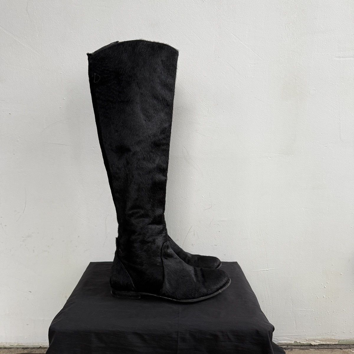 Other Real Pony Fur Knee High Boots Size US 9 / IT 39 - 4 Thumbnail