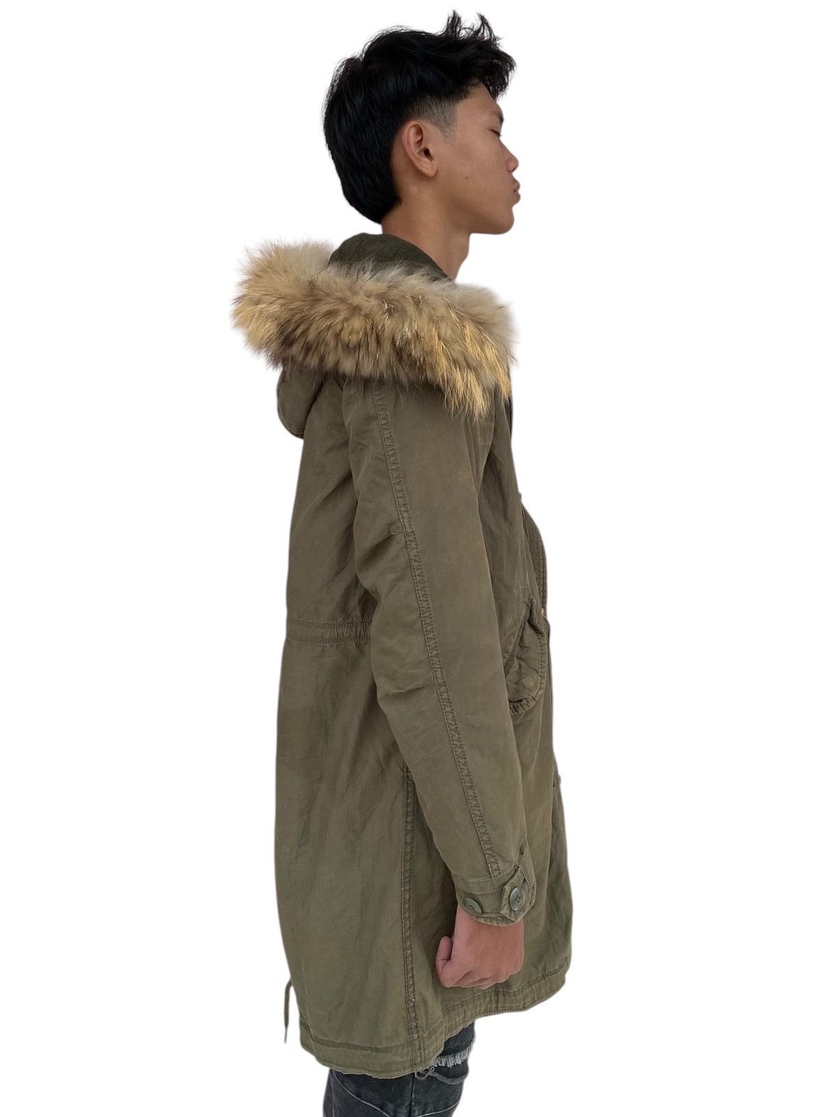 If Six Was Nine 2000s GOA - Apocalypse Fur Hoodie Jacket Size US M / EU 48-50 / 2 - 6 Thumbnail