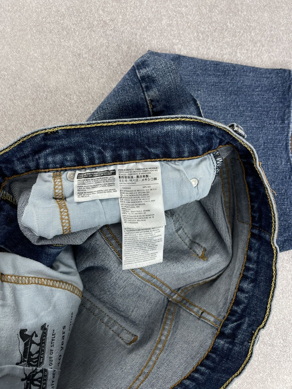 Levi's Levis Washed Blue Denim Shorts Size 32 Size US 32 / EU 48 - 9 Thumbnail