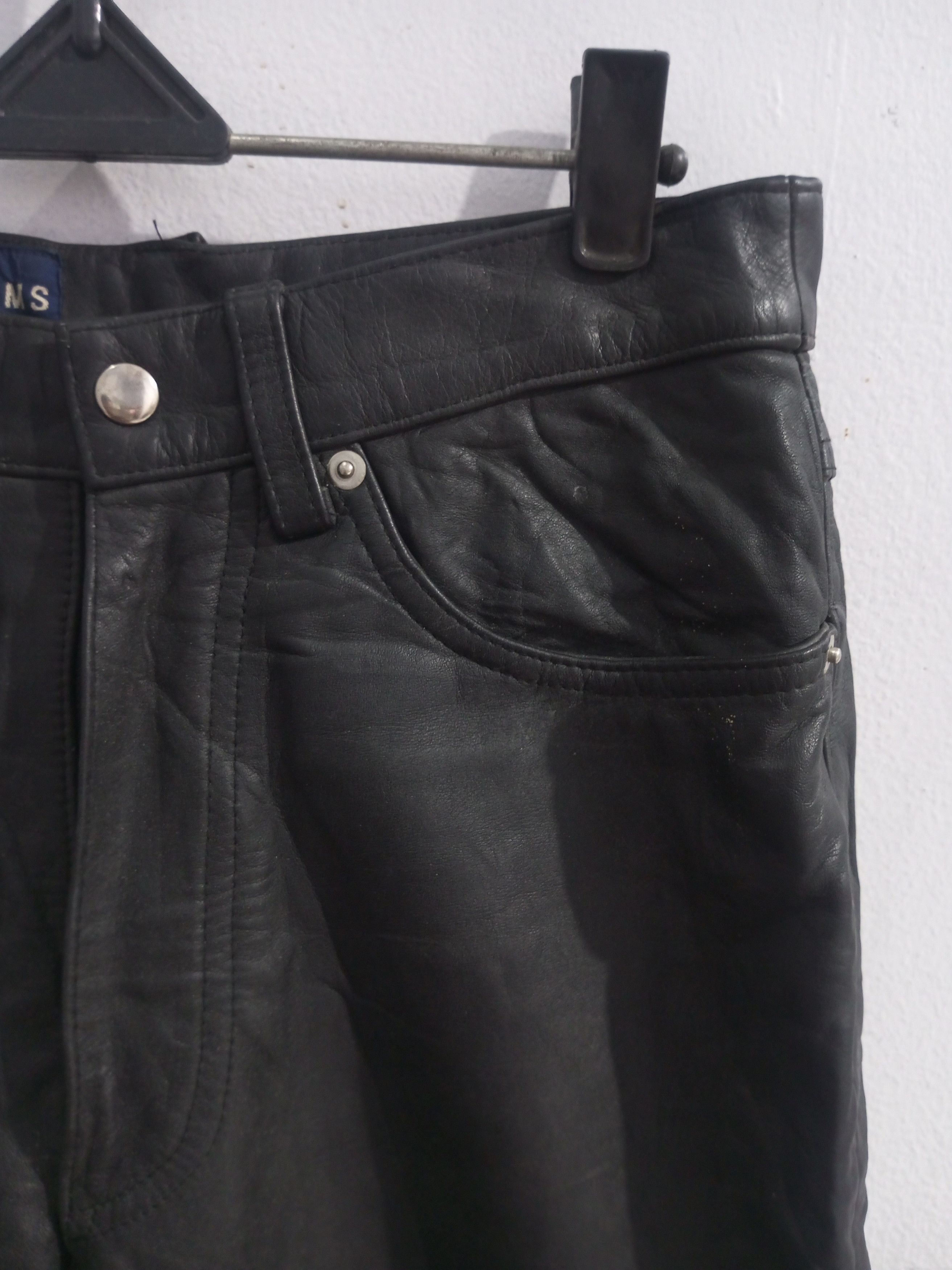 Beams Japan Vintage Beams Leather pants Size US 28 / EU 44 - 4 Thumbnail