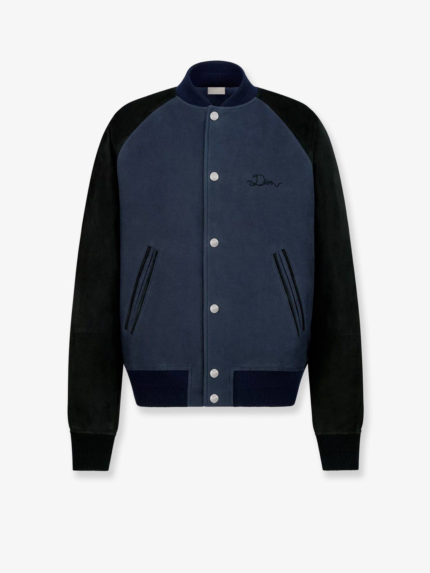Dior Dior Ribbon College Cotton And Suede Bomber Size US XL / EU 56 / 4 - 1 Thumbnail