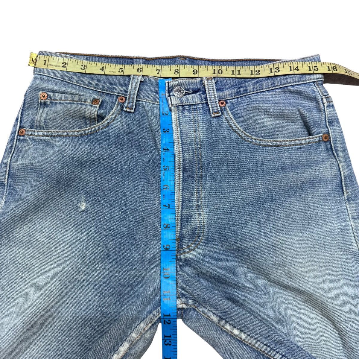 Levi's Vintage 90s Levis 501 Jeans Distressed Grunge Size US 31 - 19 Thumbnail