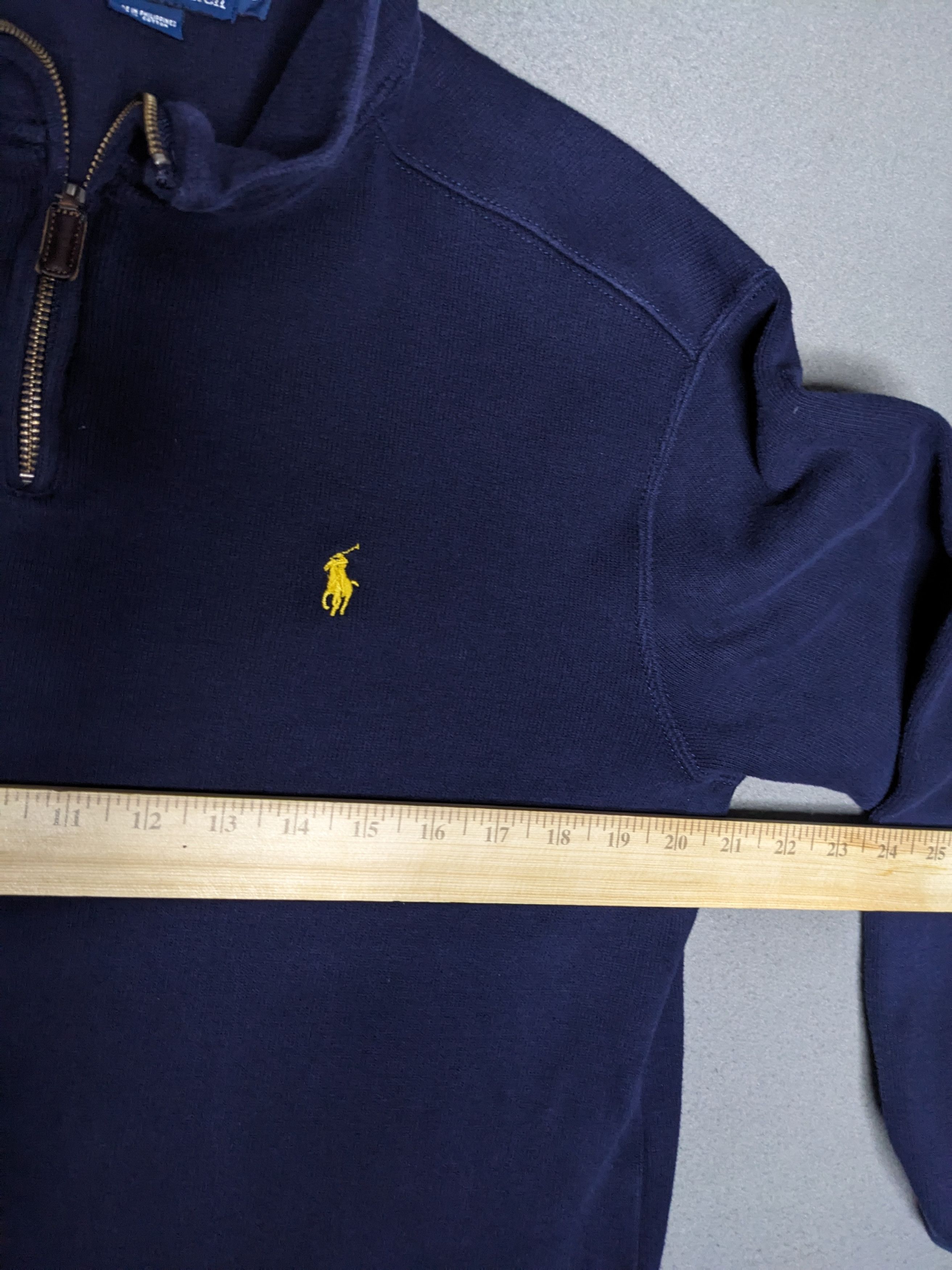 Polo Ralph Lauren VTG Polo Ralph Lauren 1/4 Zip Sweater Mock Neck Mens Small Size US S / EU 44-46 / 1 - 9 Thumbnail