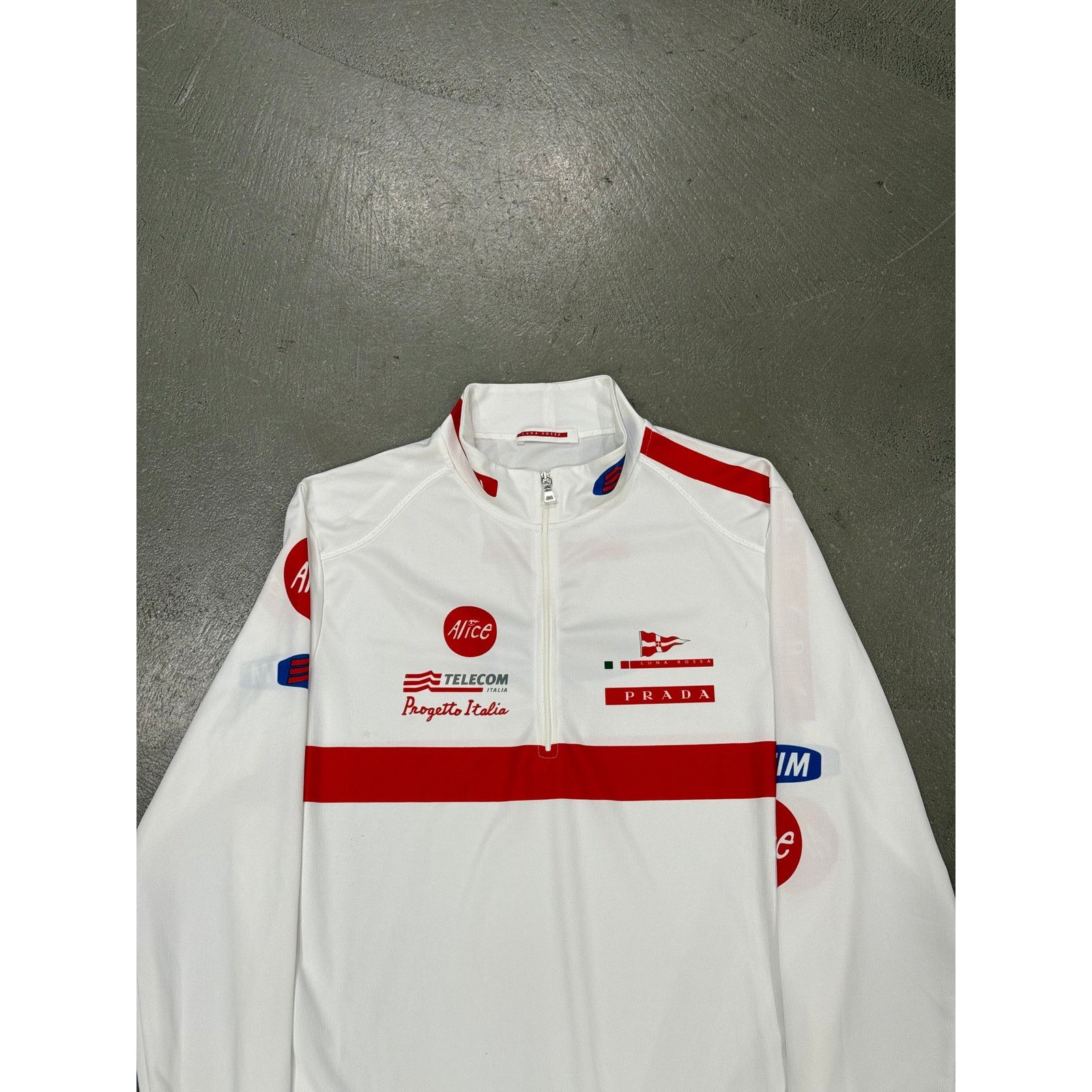 Prada 2006 Prada Luna Rossa sailing team technical longsleeve Size US L / EU 52-54 / 3 - 4 Thumbnail