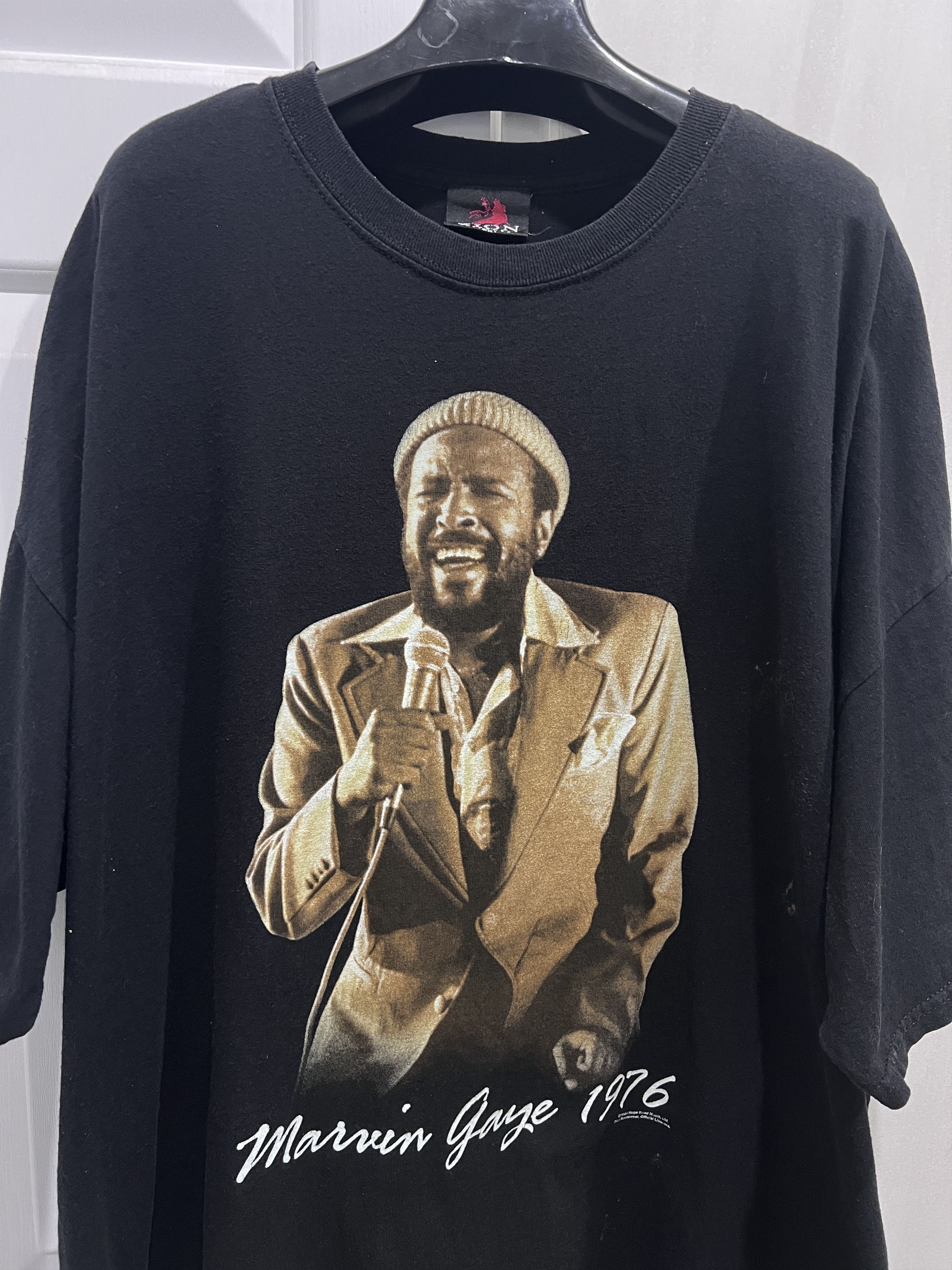 Rap Tees × Vintage × Zion Rootswear Vintage 2004 Marvin Gaye Tee R&B Soul 3XL oversized Size US XXL / EU 58 / 5 - 2 Thumbnail