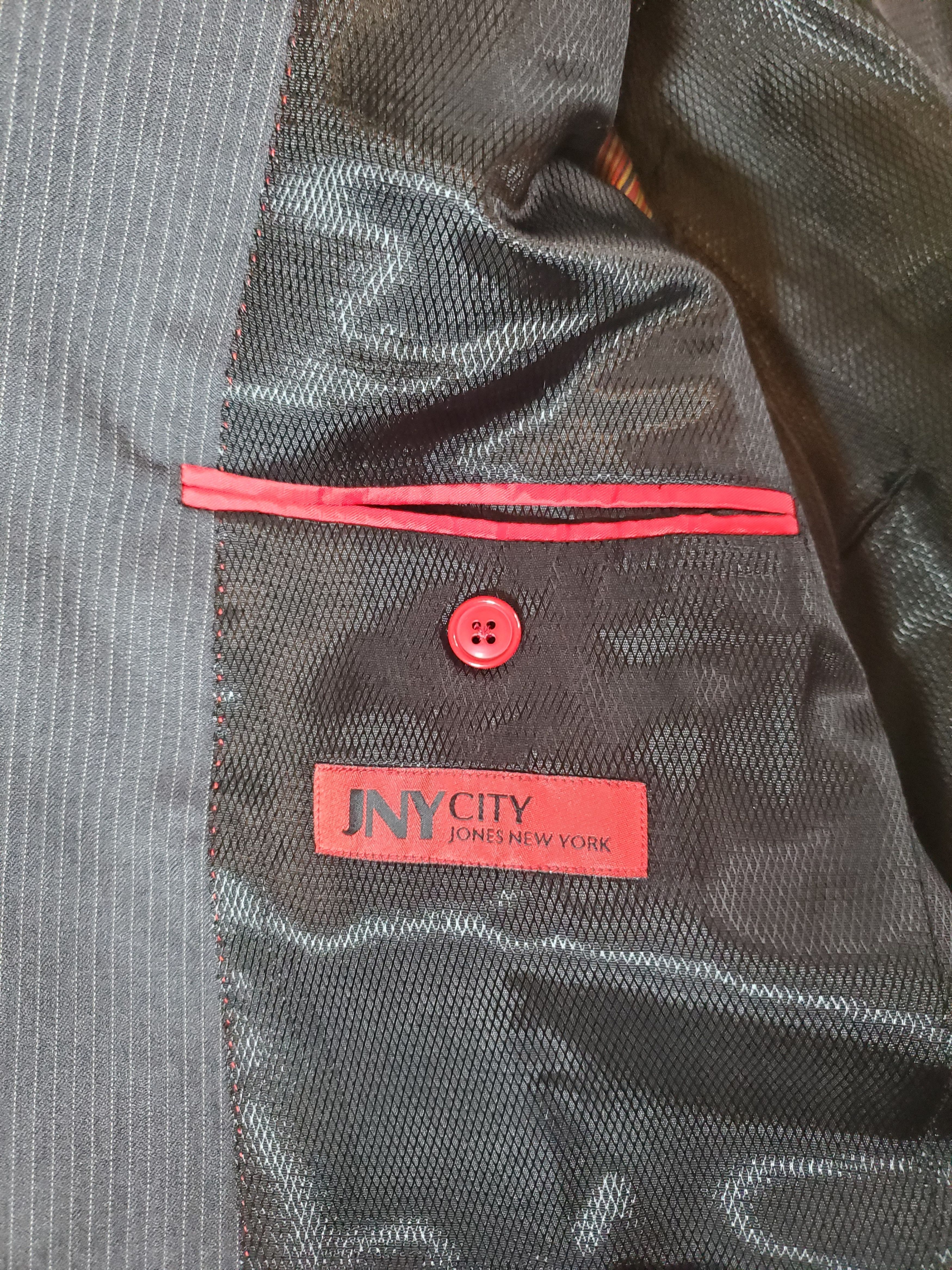Jones New York Jones New York 3-Piece Pinstripe Suit - 40R / 32x30 Size 40R - 6 Thumbnail