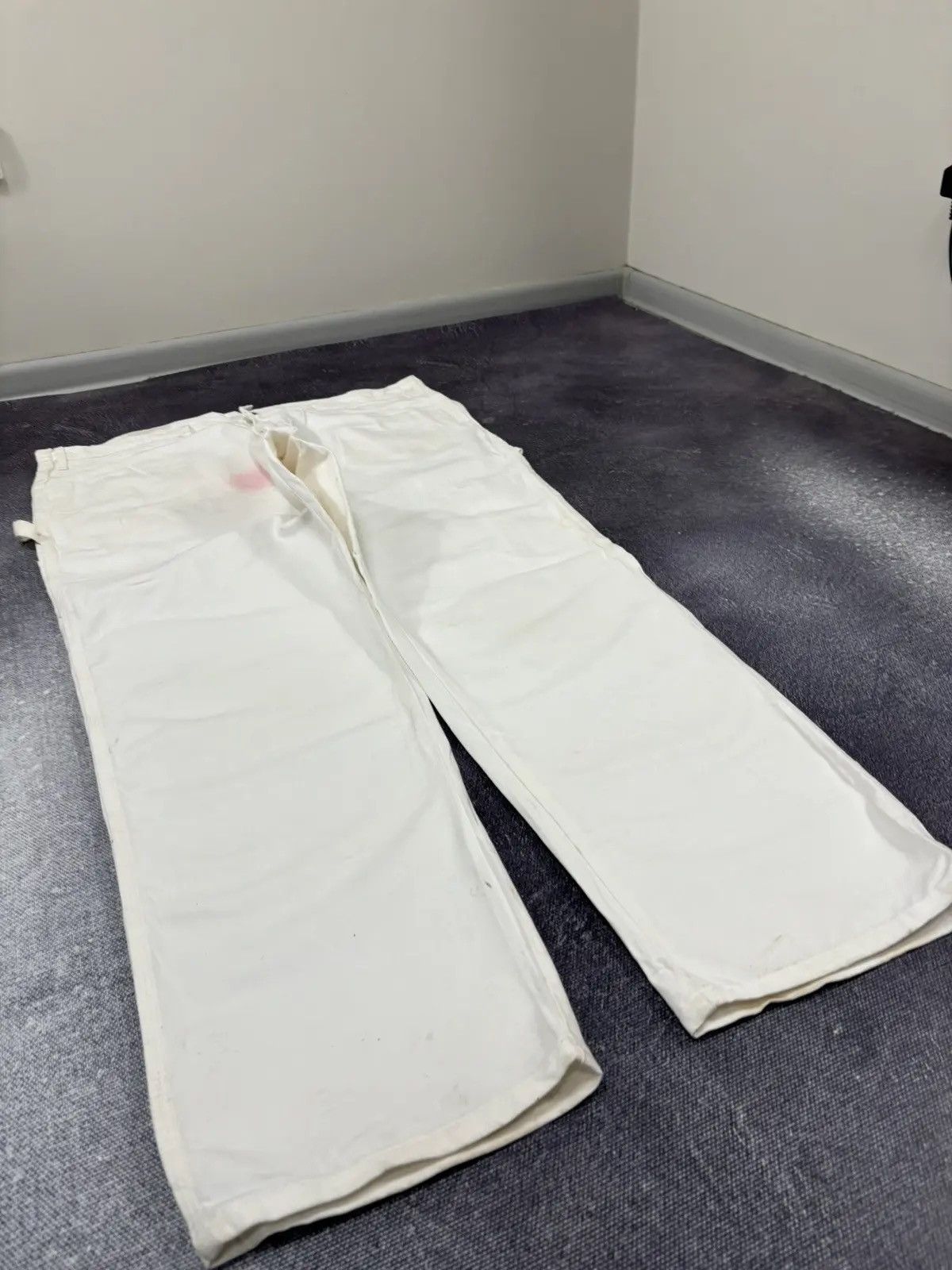 Dickies × Vintage Vintage Dickies Y2K White USA Hype Work Baggy Pants Size US 44 / EU 60 - 7 Thumbnail