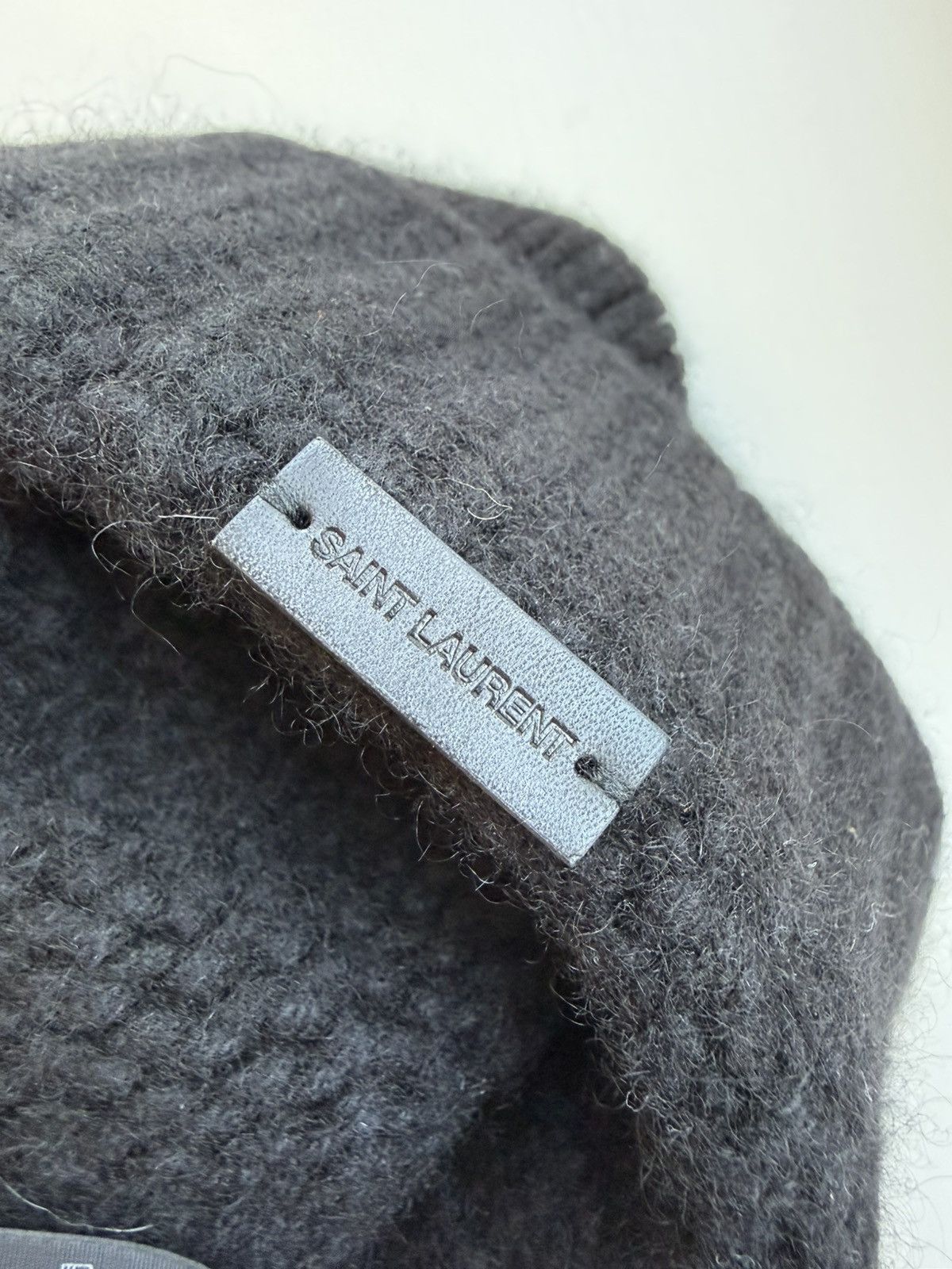 Saint Laurent Paris Saint Laurent cashmere black beanie hat Size ONE SIZE - 9 Thumbnail