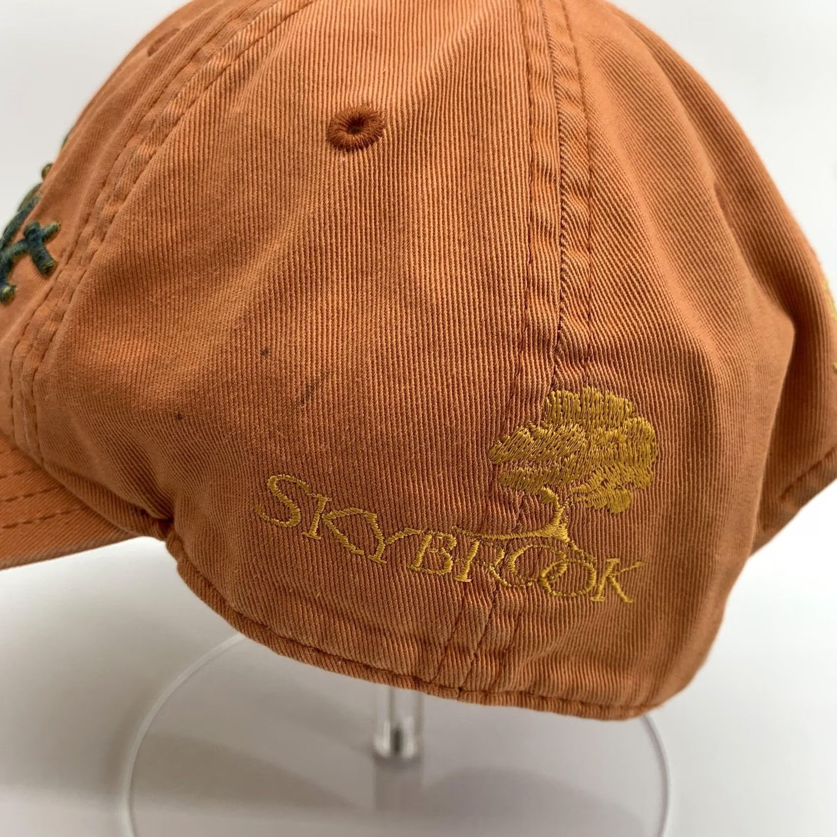 Titleist VINTAGE Titleist Hat Cap Strap Back Mens Orange Twill Baseball Golf Skybrook One Size Size ONE SIZE - 3 Thumbnail