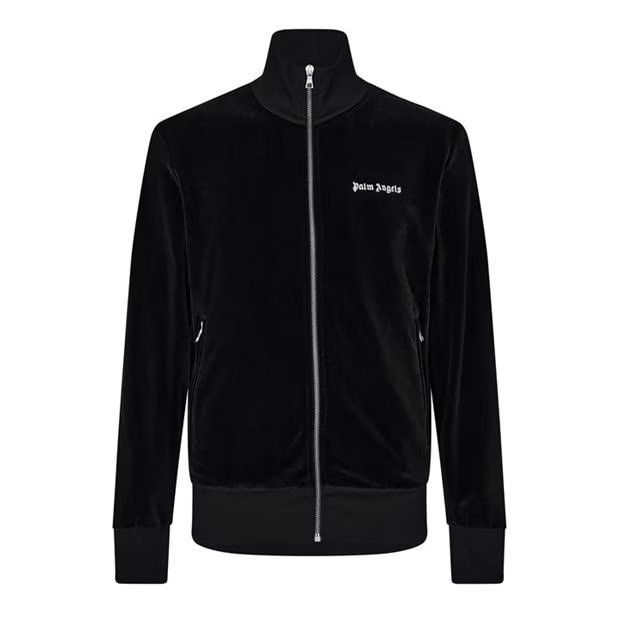 o1g2r1mq0524 Velvet Track Jackets in Black & White