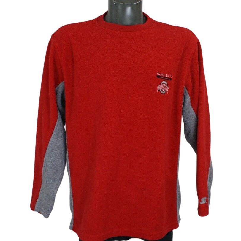 NCAA × Starter × Vintage Vintage 90s STARTER Ohio State Buckeyes Crewneck Fleece Size US L / EU 52-54 / 3 - 1 Thumbnail