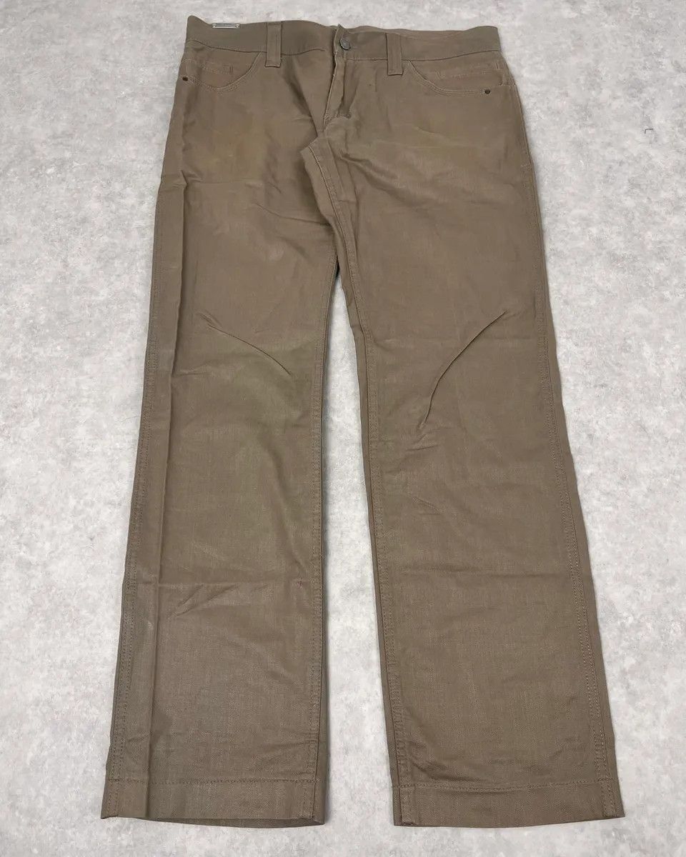 Dolce & Gabbana 2000s Dolce & Gabbana Beige Waxed Pants Size US 34 / EU 50 - 5 Thumbnail