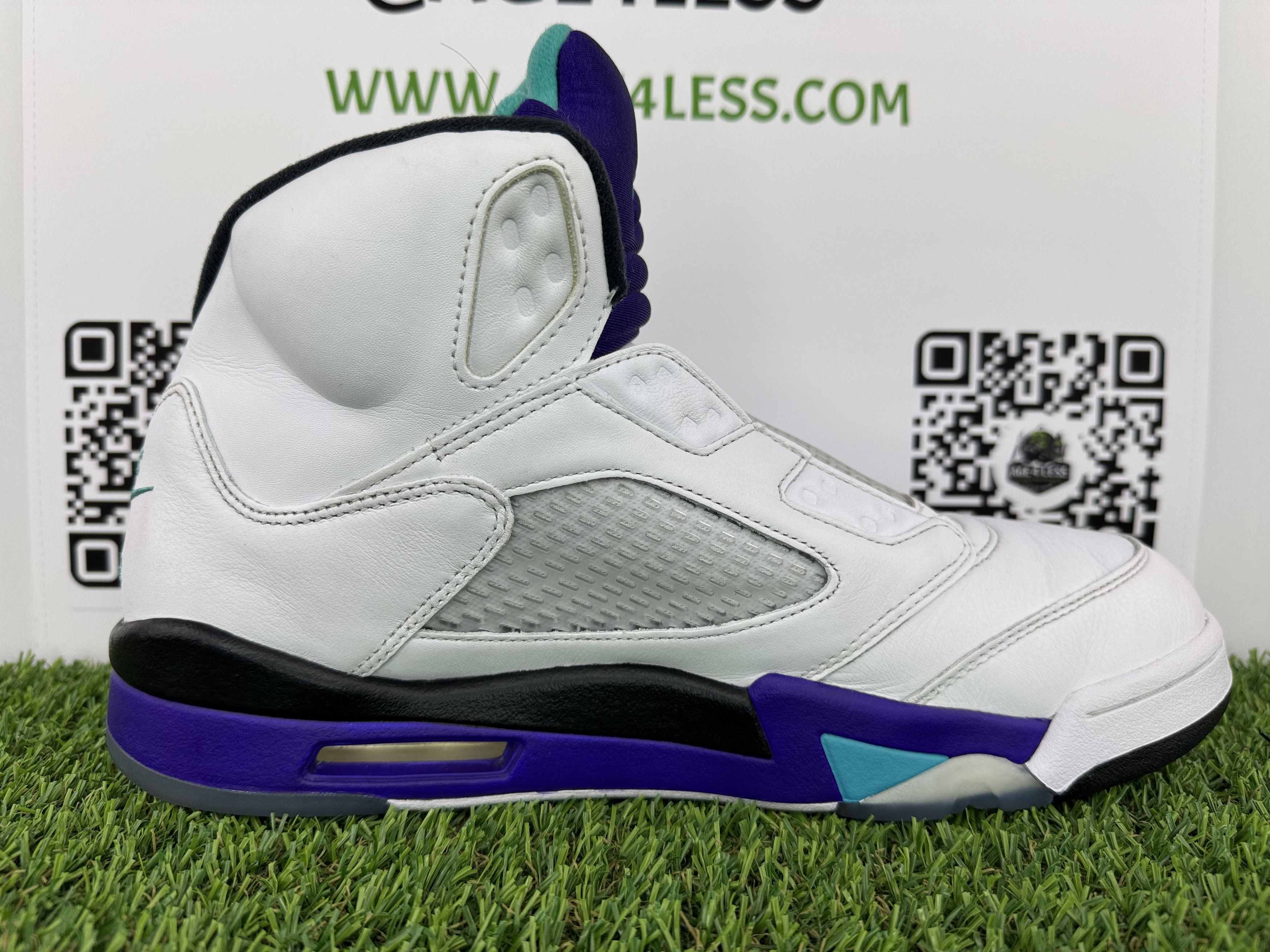 Jordan Brand Air Jordan 5 Retro “Grape Fresh Prince” (2018) Size US 12 / EU 45 - 8 Thumbnail