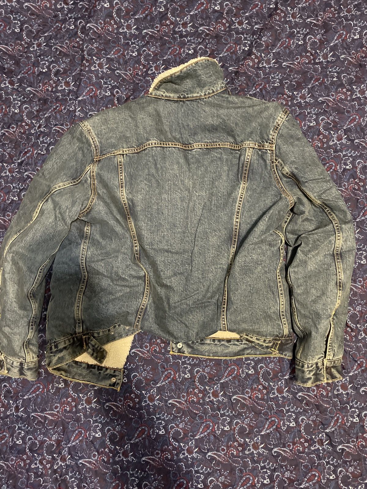 Levi's Levis Sherpa Lined Denim Jacket Size US L / EU 52-54 / 3 - 4 Thumbnail