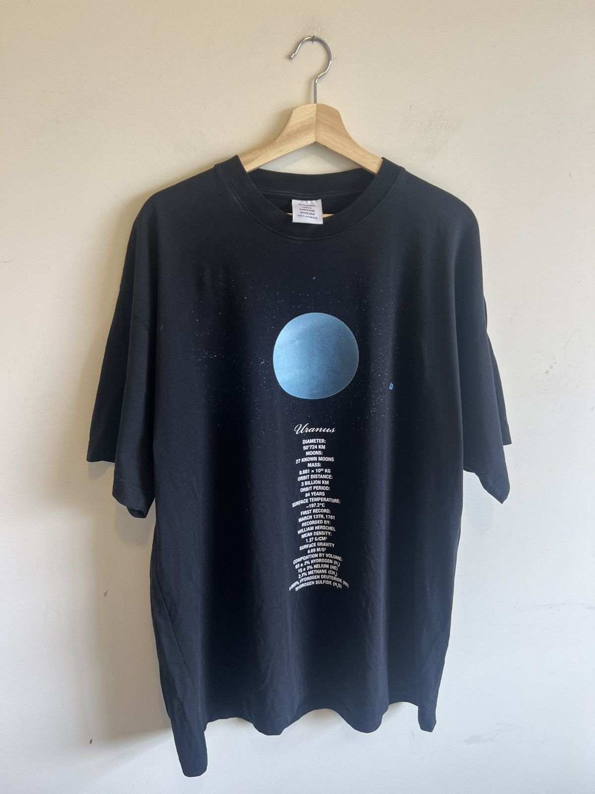 Vetements AW20 “Uranus” Planet Jersey Tee Plant Aquarius Denma Size US L / EU 52-54 / 3 - 2 Thumbnail