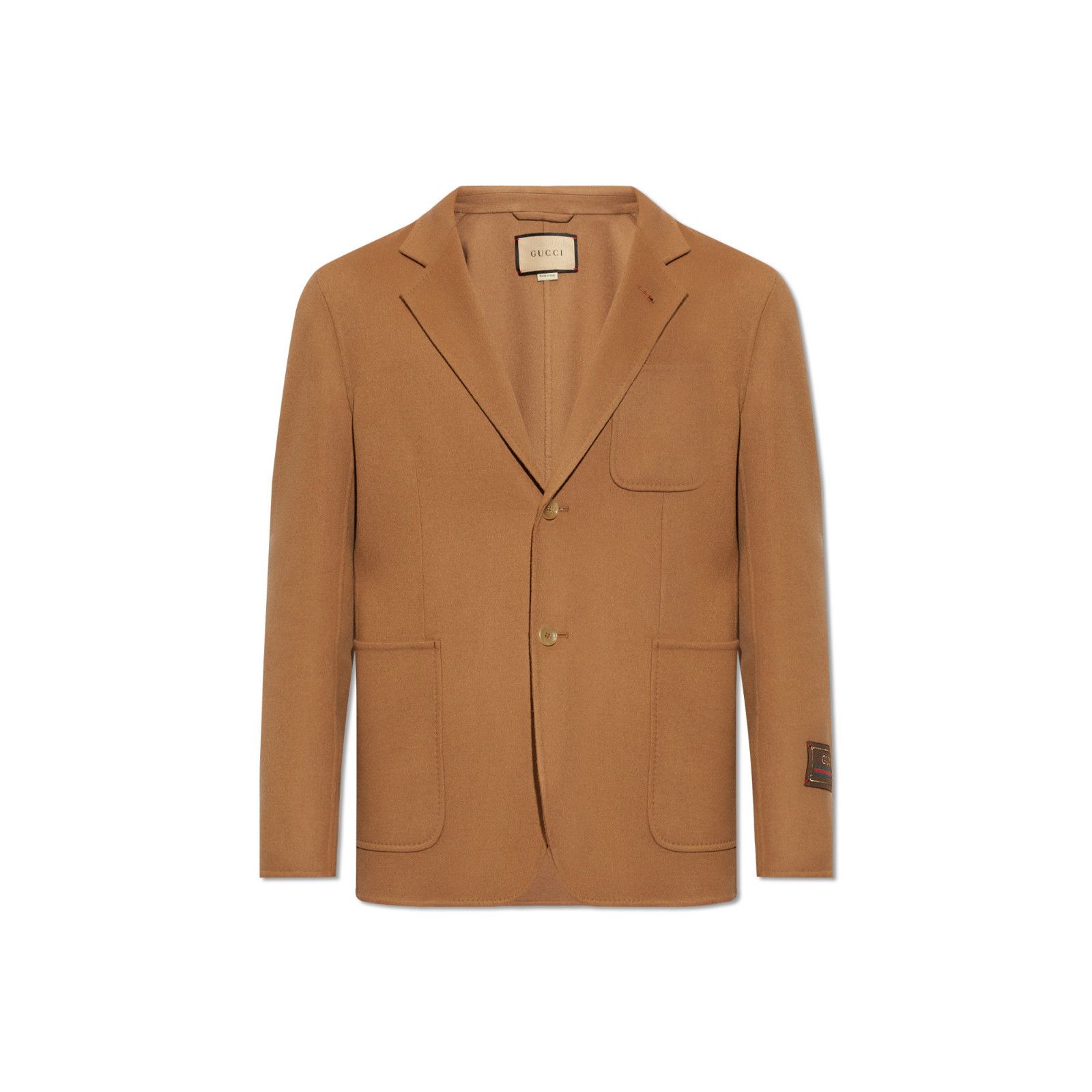 Gucci GUCCI Camel Wool Double Breasted Blazer Jacket New & Authent Size US L / EU 52-54 / 3 - 1 Preview