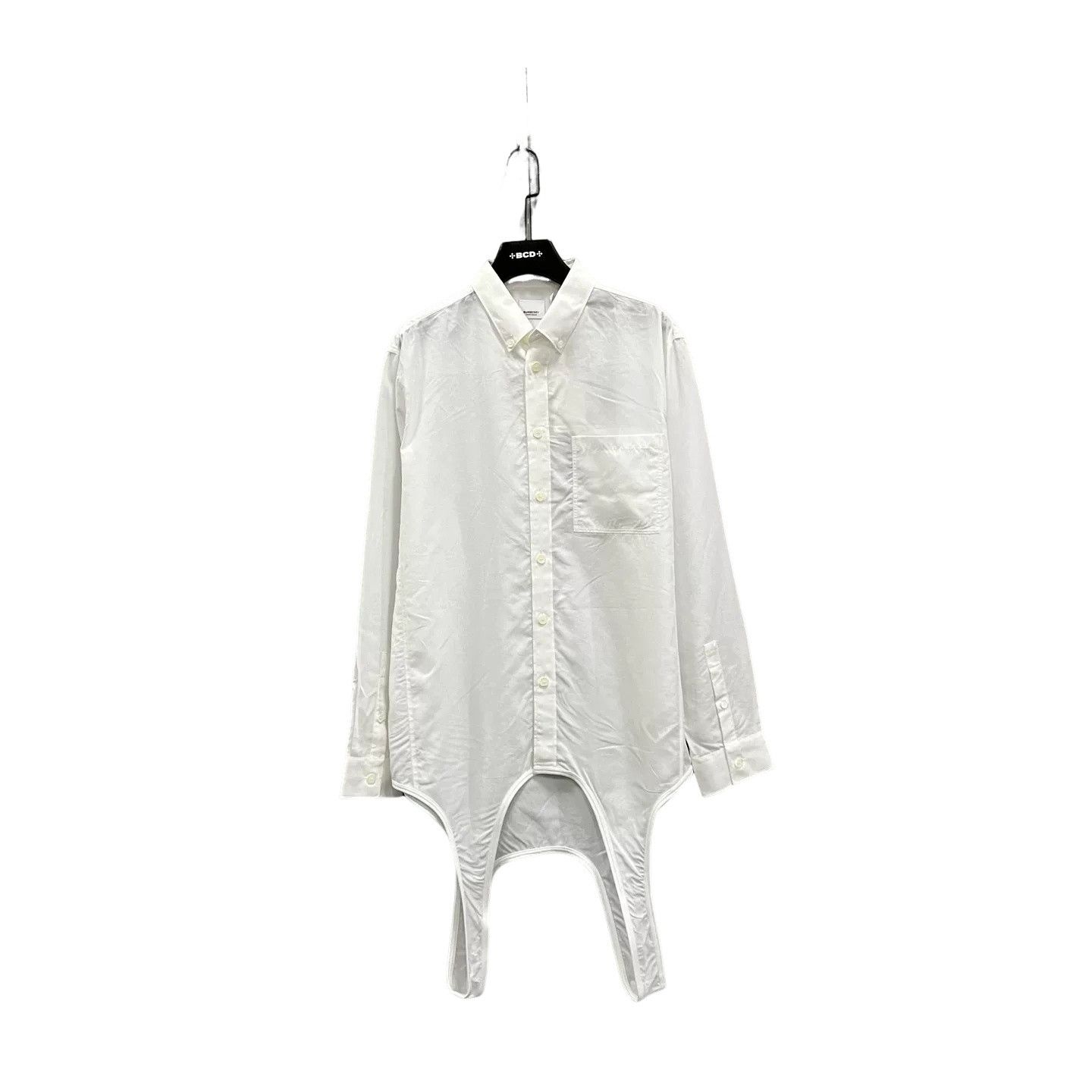Burberry Burberry Cutout Hem Lyocell Shirt S Size US S / EU 44-46 / 1 - 1 Thumbnail