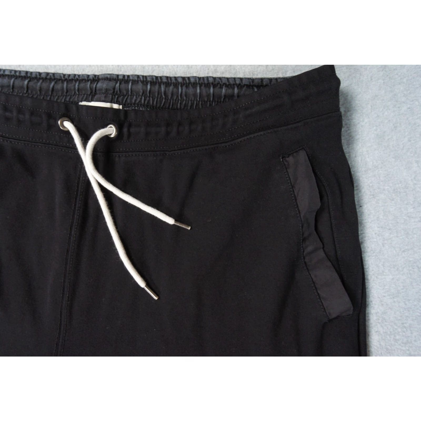 Club Monaco Club Monaco Pants Mens Medium Black Jogger Tapered Stretch Casual Adult Size US 31 - 3 Thumbnail