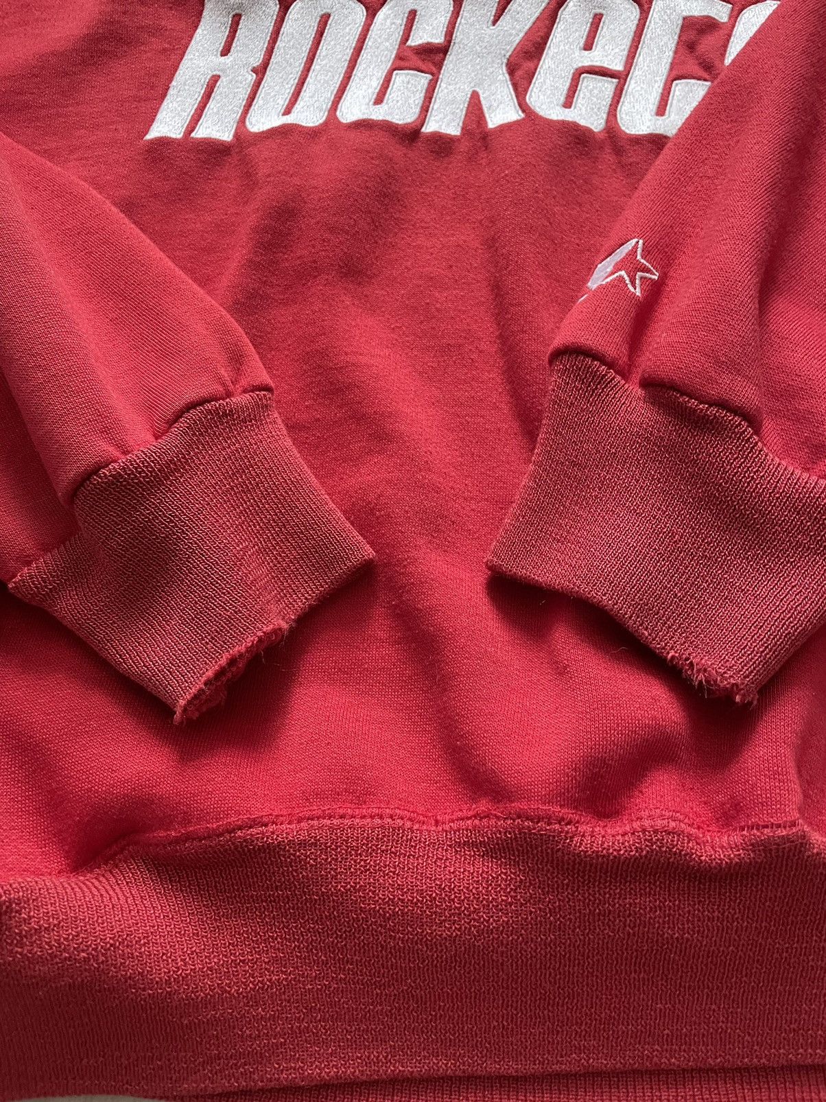 Starter × Vintage Vintage 80s Starter Houston Rockets Spellout Mens Large Size US L / EU 52-54 / 3 - 3 Thumbnail