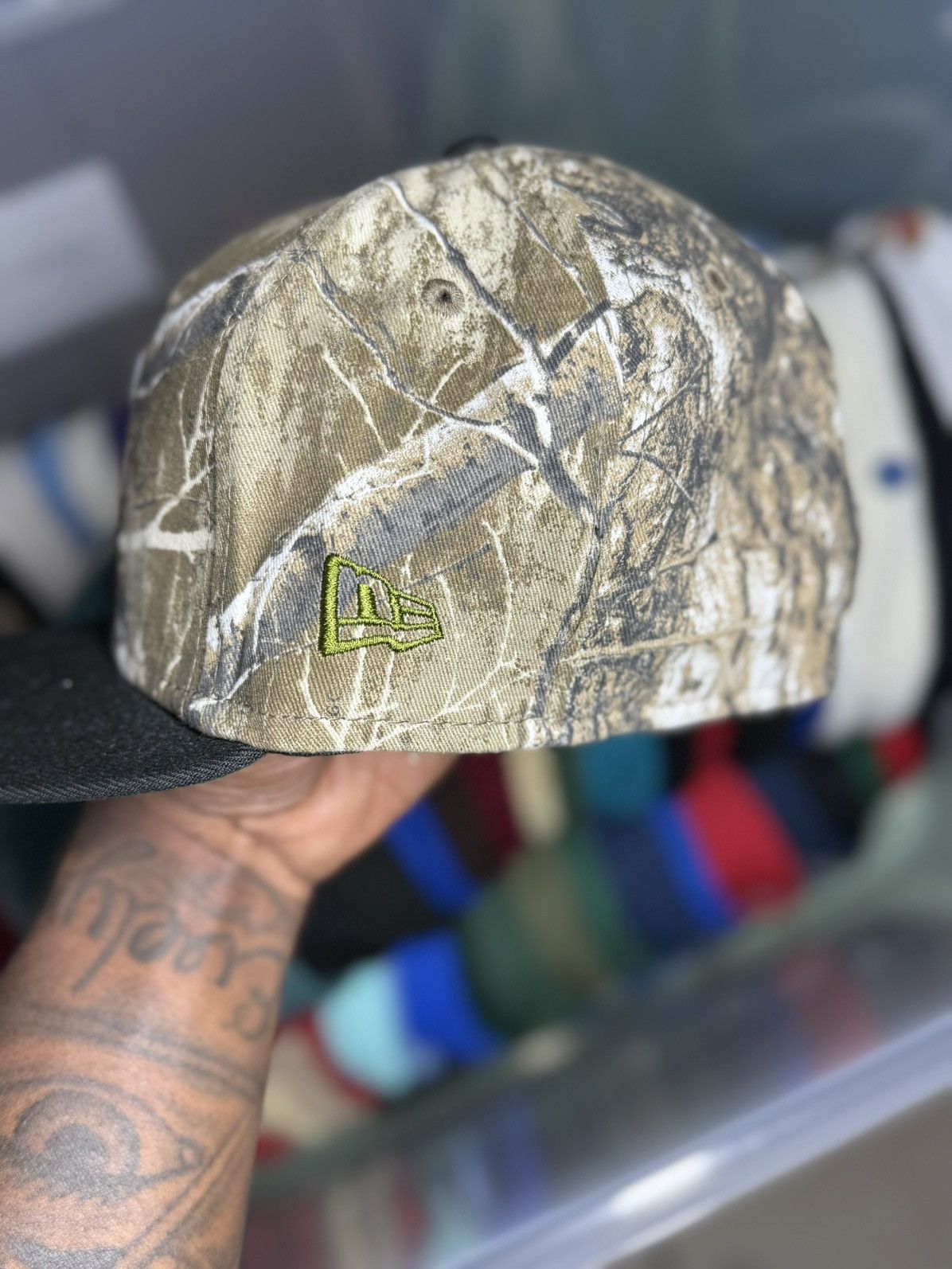 Hat Club × New Era 7 1/4 All The Right Minnesota Twins Real Tree Camo Size ONE SIZE - 3 Thumbnail