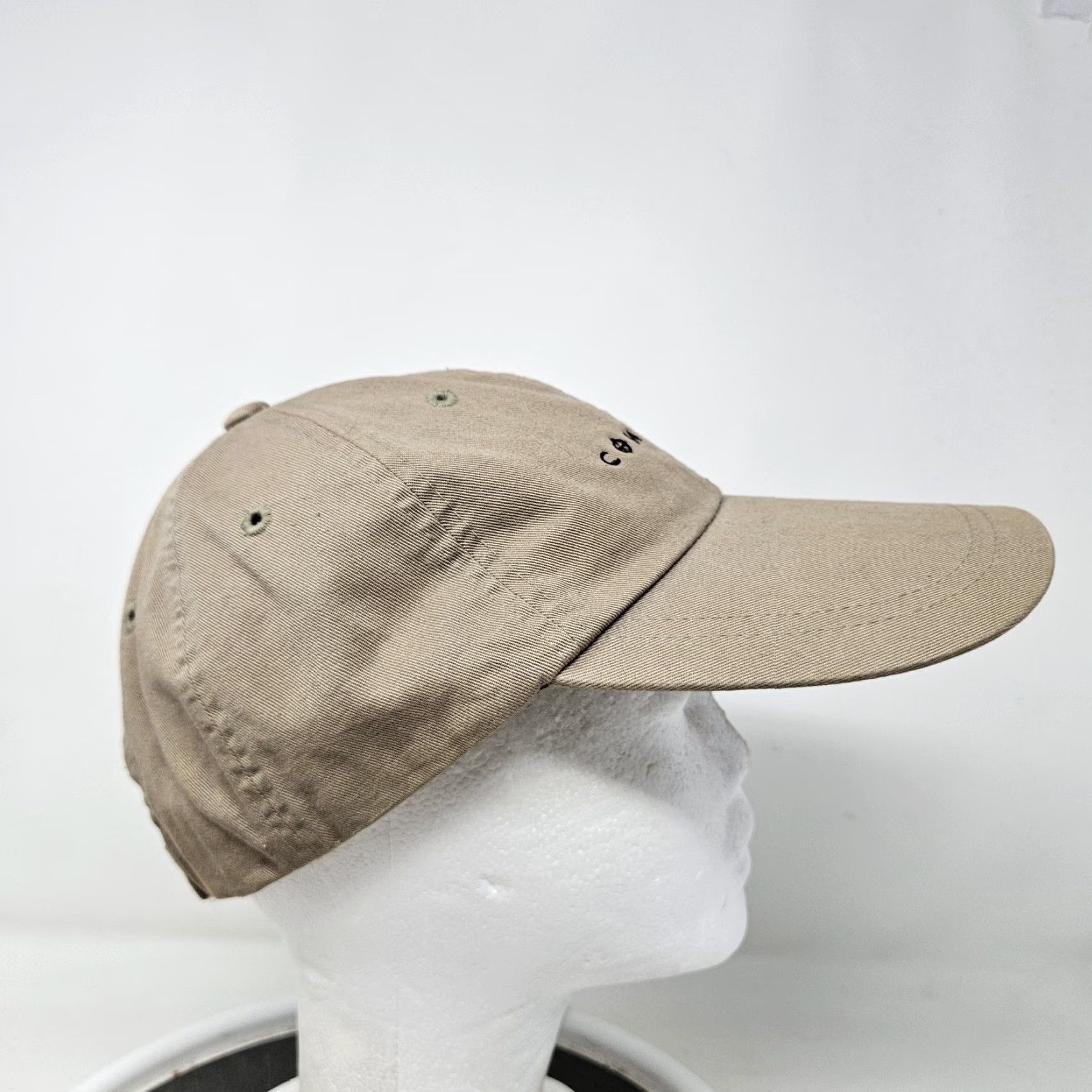 Jeep VINTAGE Jeep Compass Hat Cap Strap Back One Size Khaki Magic Headwear Mens Cotton Size ONE SIZE - 3 Thumbnail