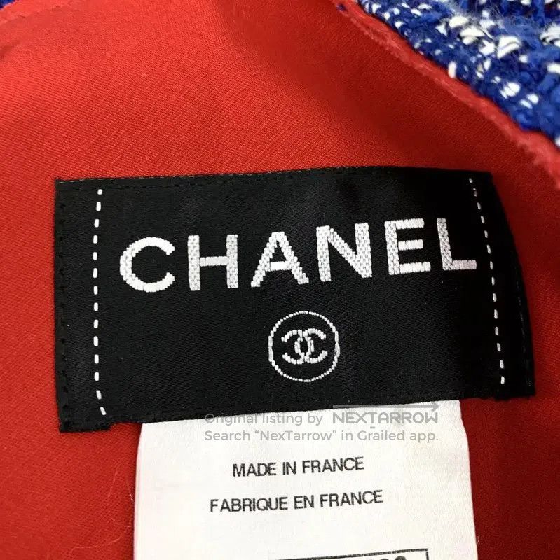Chanel Chanel Blue Cotton Dress for Women . Size XS / US 0-2 / IT 36-38 - 5 Thumbnail