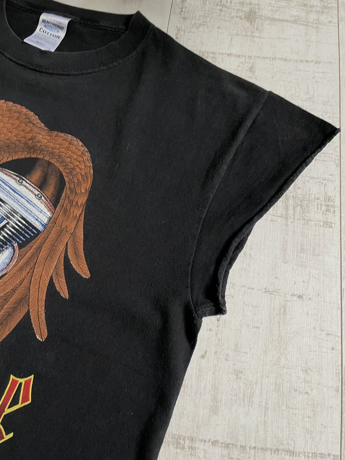 Harley Davidson × Tultex × Vintage VTG 90’s Ride Week Motorcycles T-Shirt Tultex Eagle RARE Size US M / EU 48-50 / 2 - 5 Thumbnail