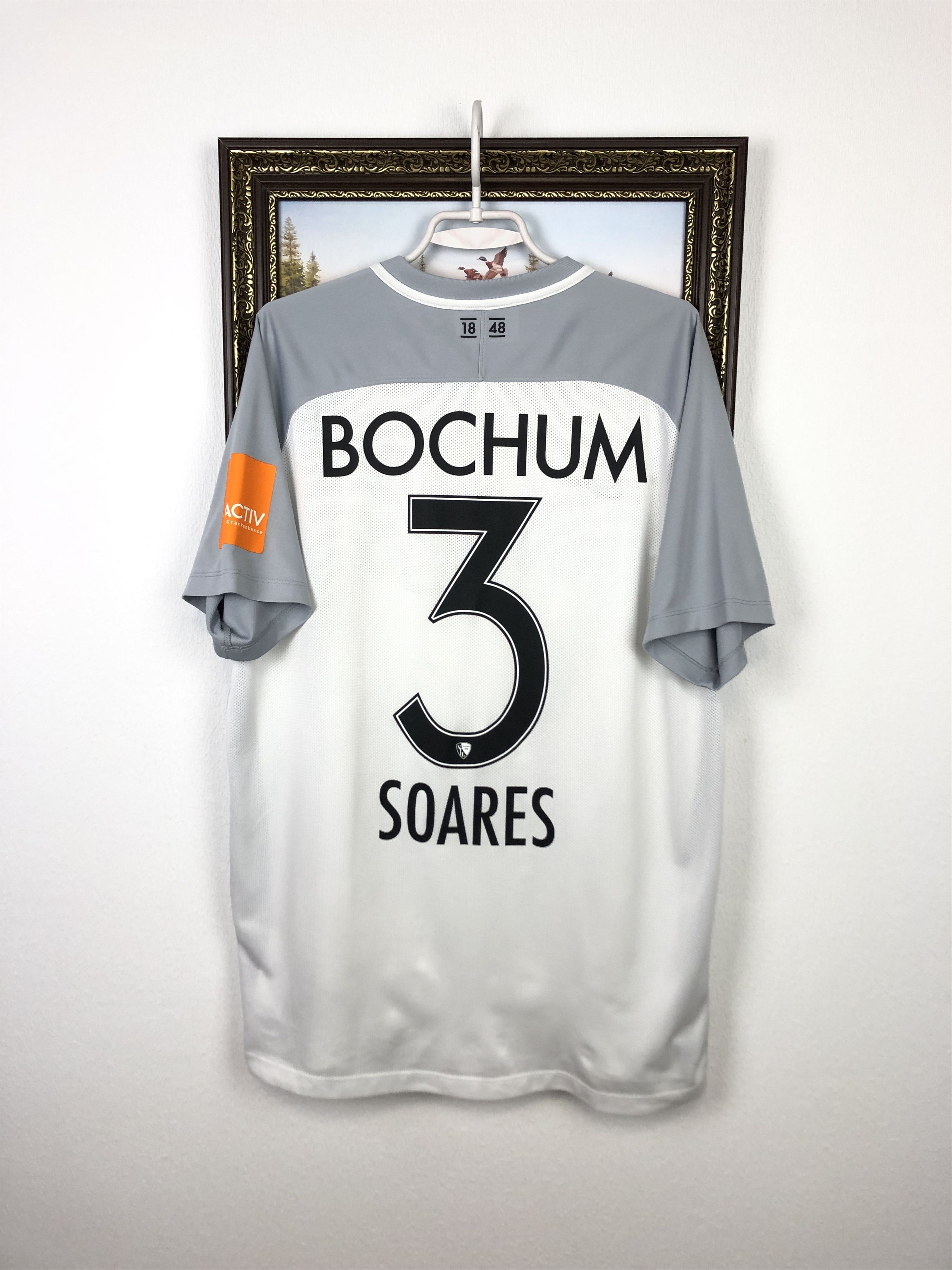 Nike VfL Bochum football shirt 2017 Soccer #3 Soares Nike Jersey Size US XXL / EU 58 / 5 - 8 Thumbnail