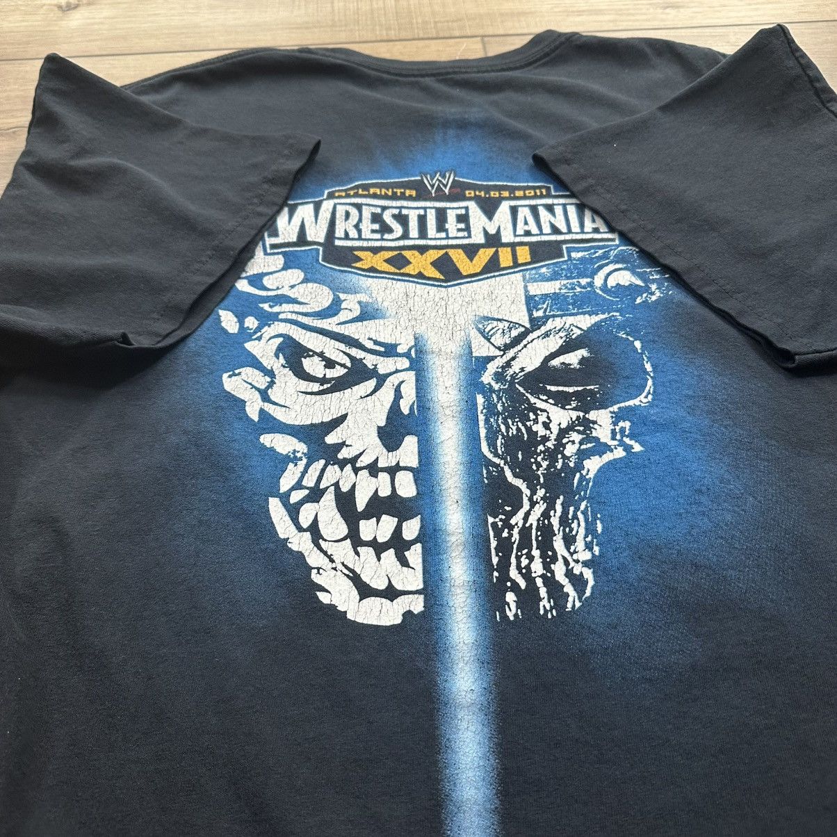 WWE WWE WrestleMania XXVII The Undertaker vs. Triple H Tee Size US XL / EU 56 / 4 - 8 Thumbnail