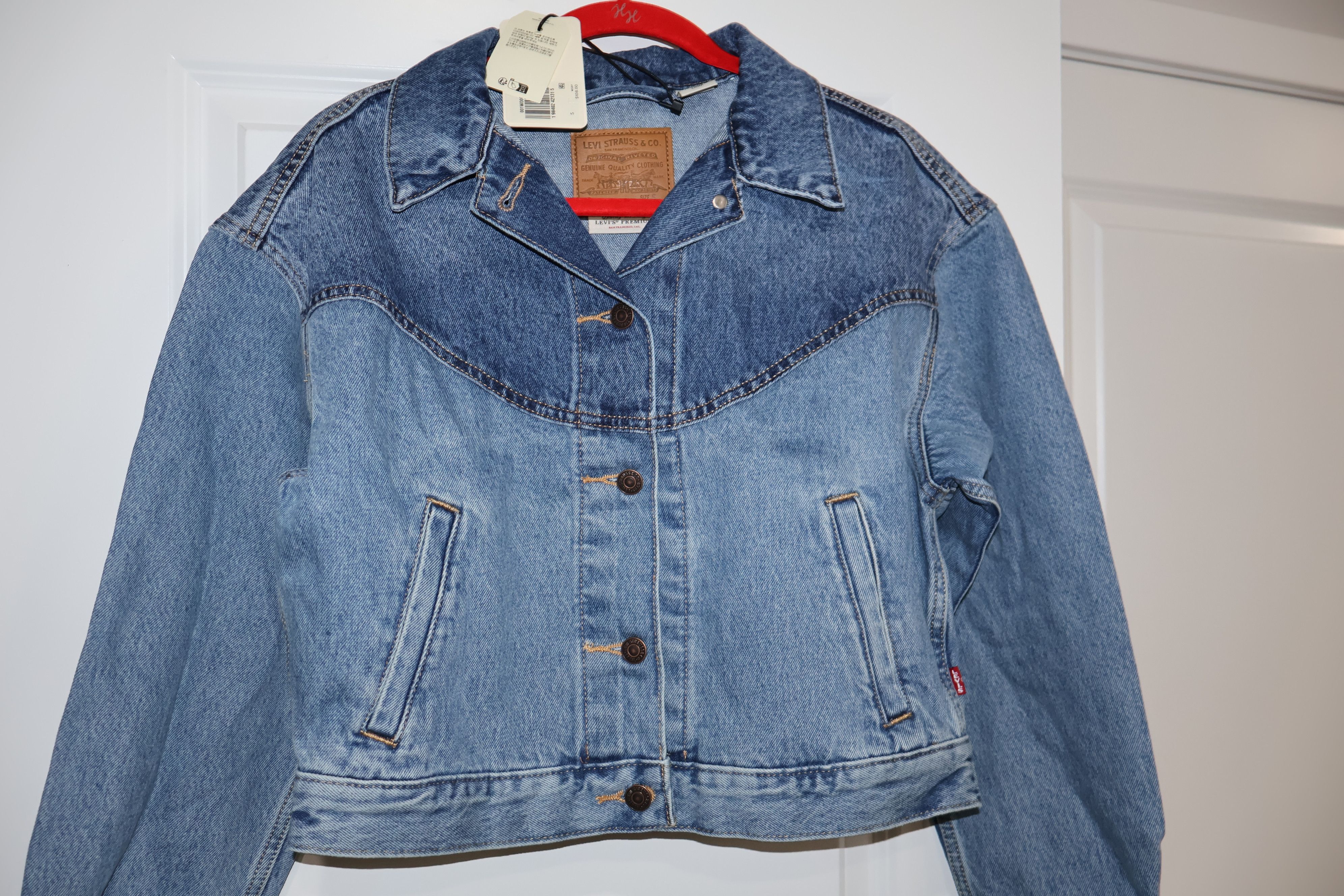 Levi's Levi’s Shrunken ’90s Western Jacket Medium Indigo Denim Size S / US 4 / IT 40 - 7 Thumbnail