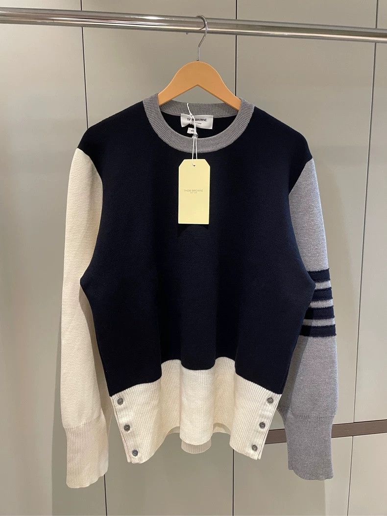 Thom Browne Thom Browne Round collar sweater Size US XXL / EU 58 / 5 - 1 Thumbnail