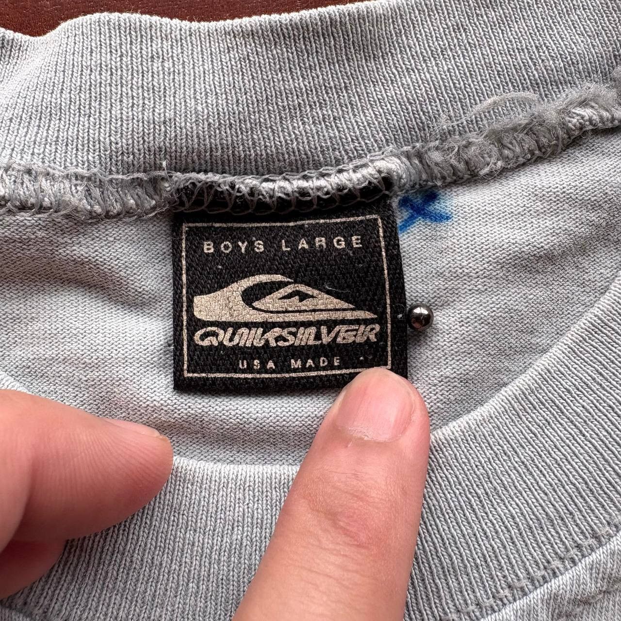 Quiksilver Vintage 90s Quiksilver Surfing Surf Boarding Raglan Tshirt Size US L / EU 52-54 / 3 - 10 Thumbnail