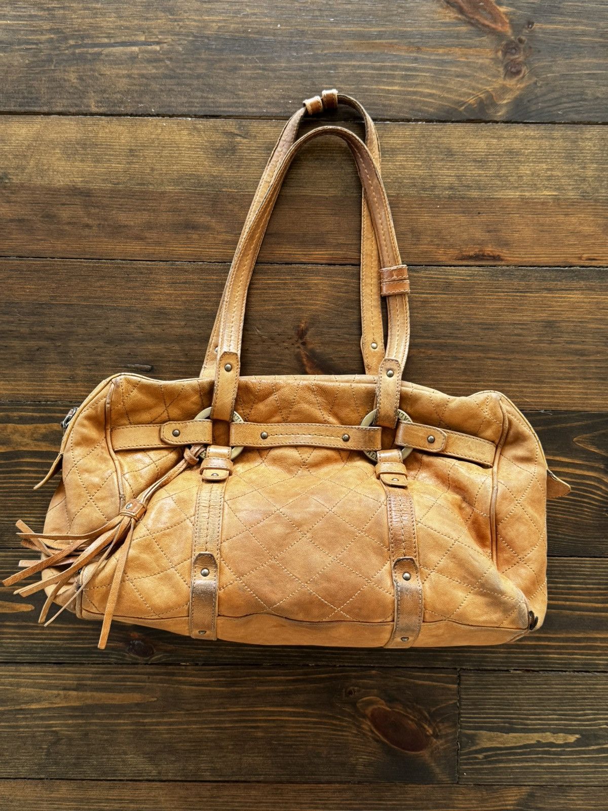 Bally Bally Heavy Leather 90s Luxury Handle Bag Size ONE SIZE - 4 Thumbnail