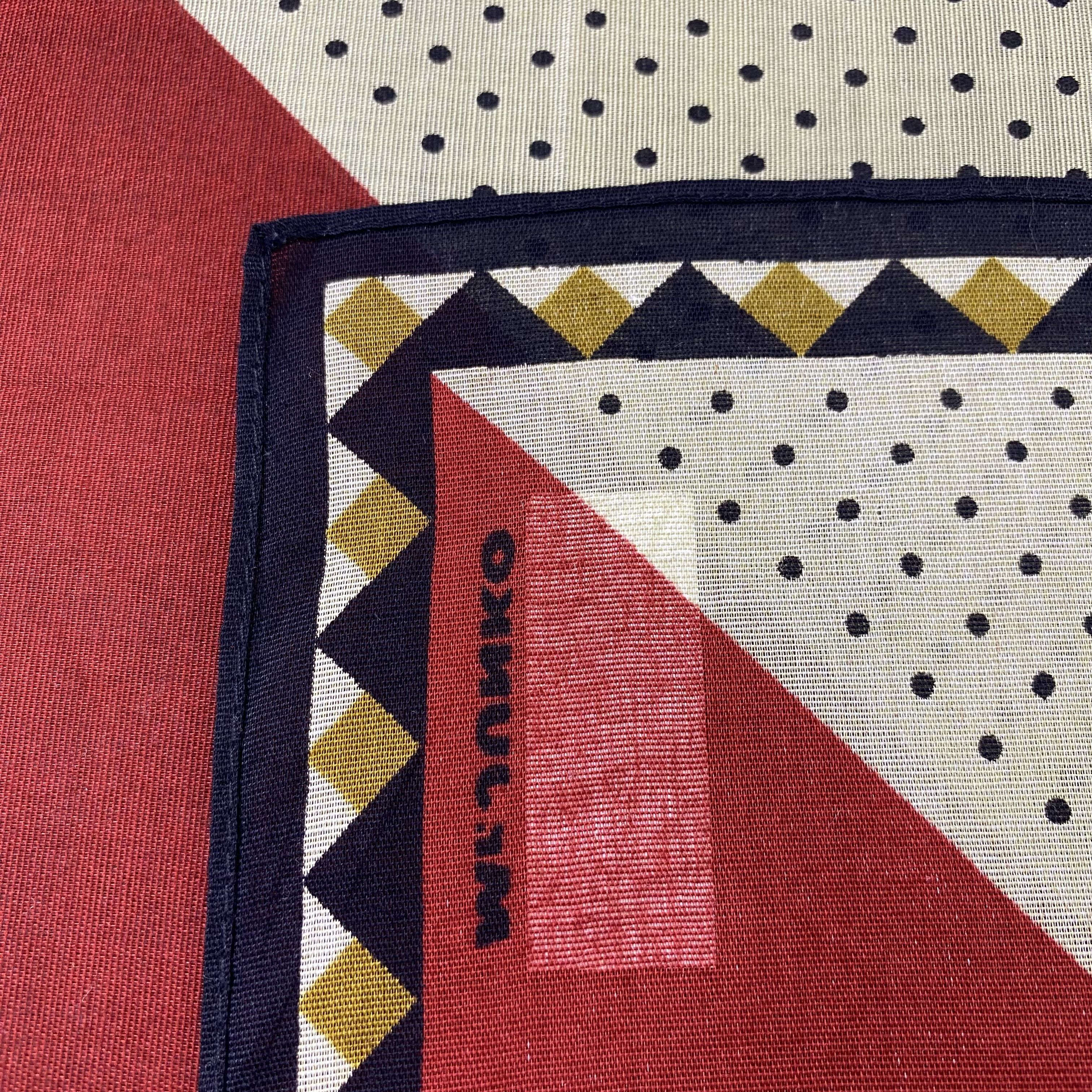 Japanese Brand Mr. Junko Handkerchief / Bandana / Neckerchief-B1376 Size ONE SIZE - 6 Thumbnail