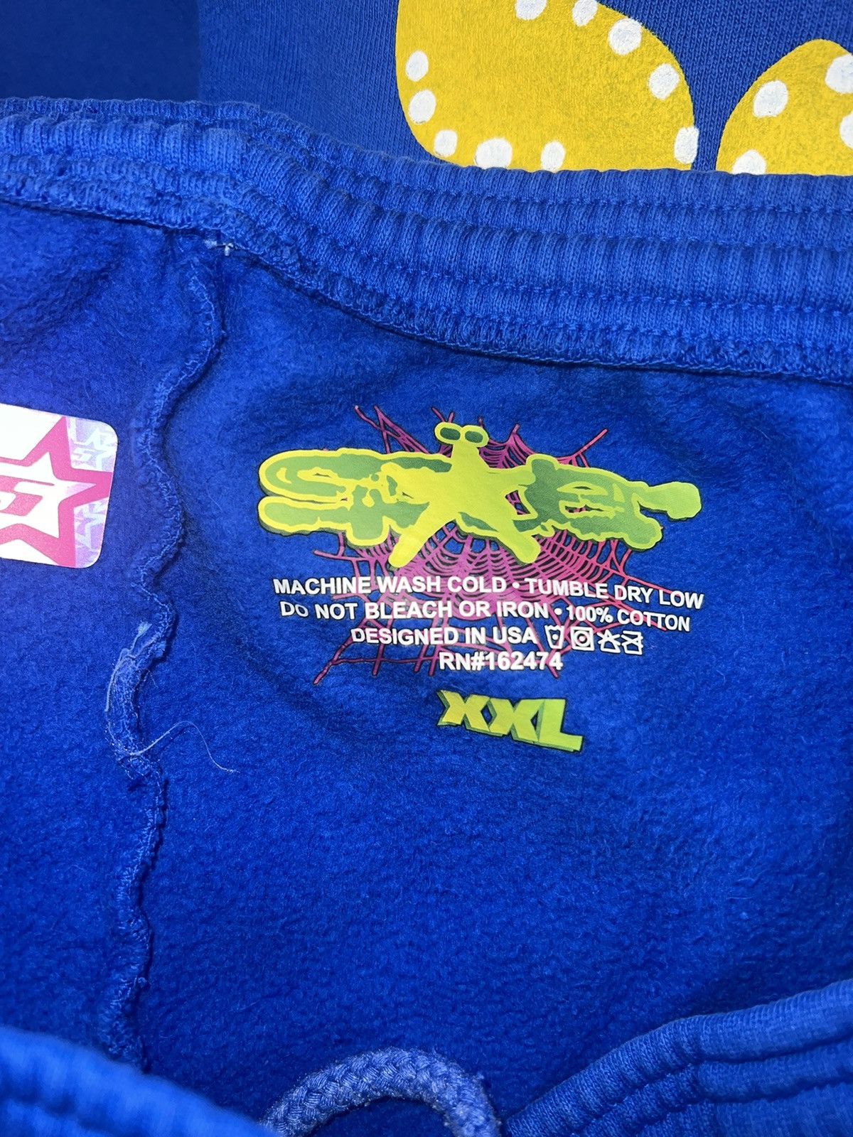 Sp5der Sp5der TC Blue Sweatpants Size US 38 / EU 54 - 4 Thumbnail