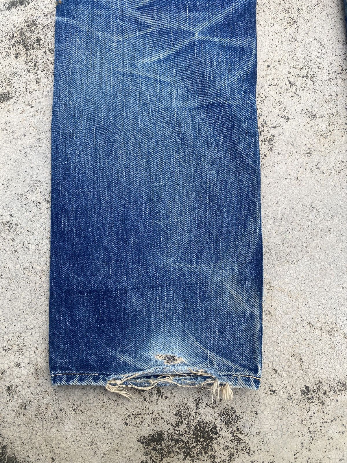 Blue Blue Japan × Japanese Brand × Le Grande Bleu (L.G.B.) Blue Blue Japan Distressed Selvedge Honeycomb Clawmark Denim Size US 29 - 23 Thumbnail
