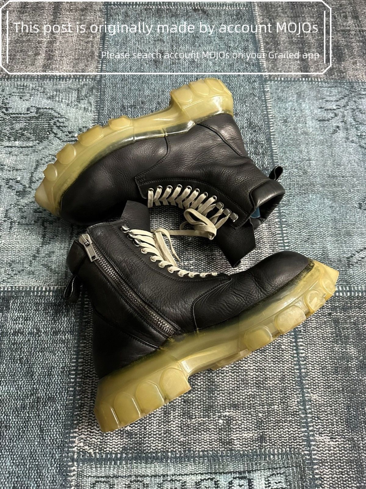 Rick Owens Sz 44 Rick Owens Concordians Beatle Bozo Tractor mojos747 Size US 11 / EU 44 - 1 Thumbnail
