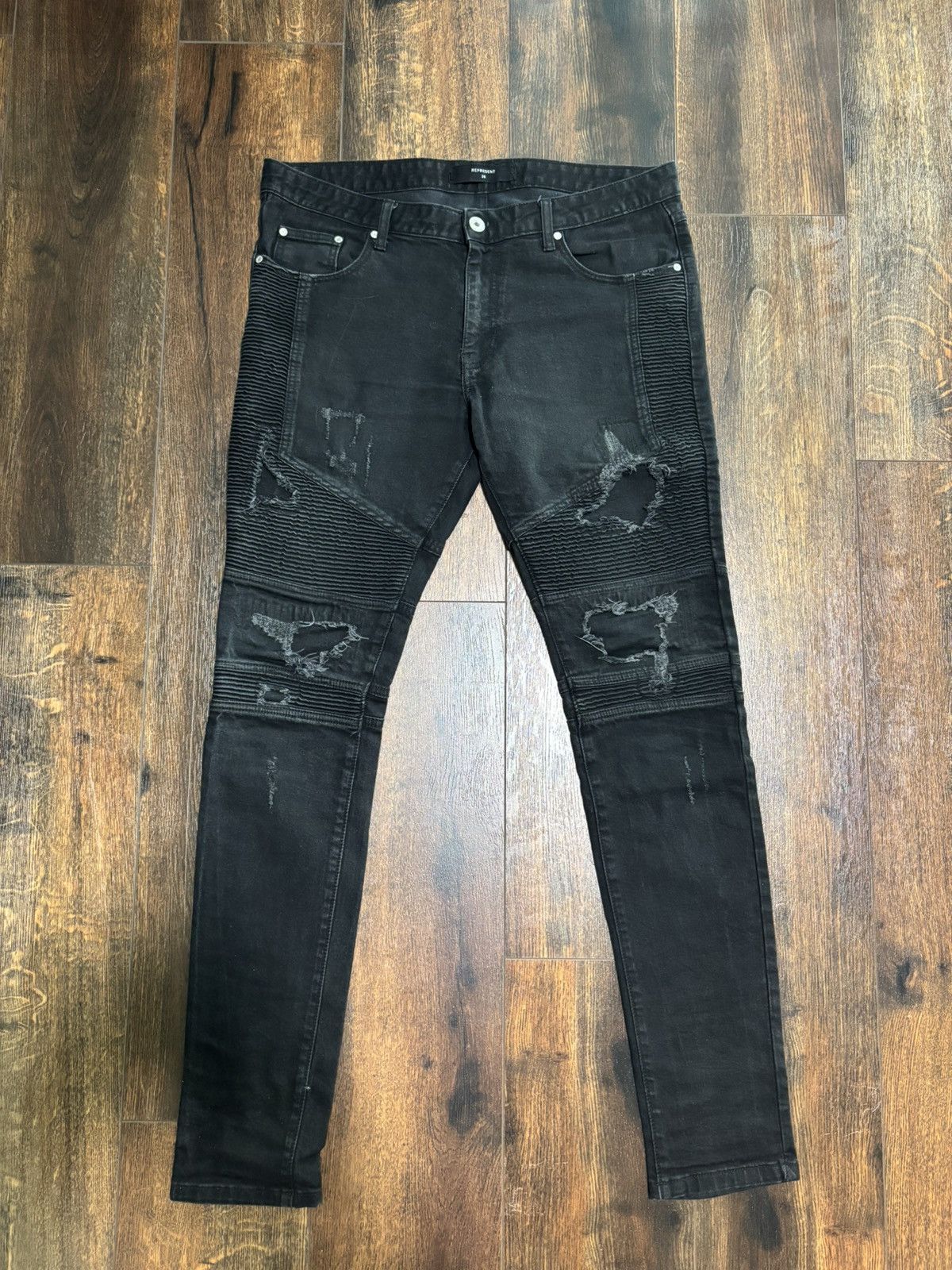Represent Clo. Represent Biker Demin Size US 36 / EU 52 - 1 Thumbnail