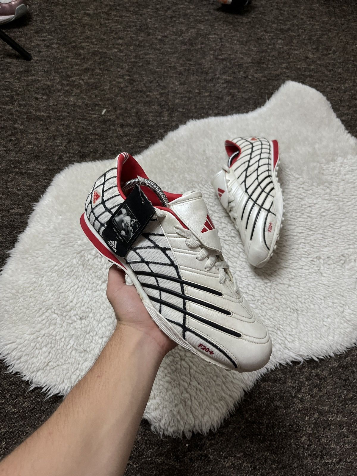Adidas Very Rare Vintage Adidas F20 Spider Hype Sneakers Size US 9 / EU 42 - 1 Thumbnail